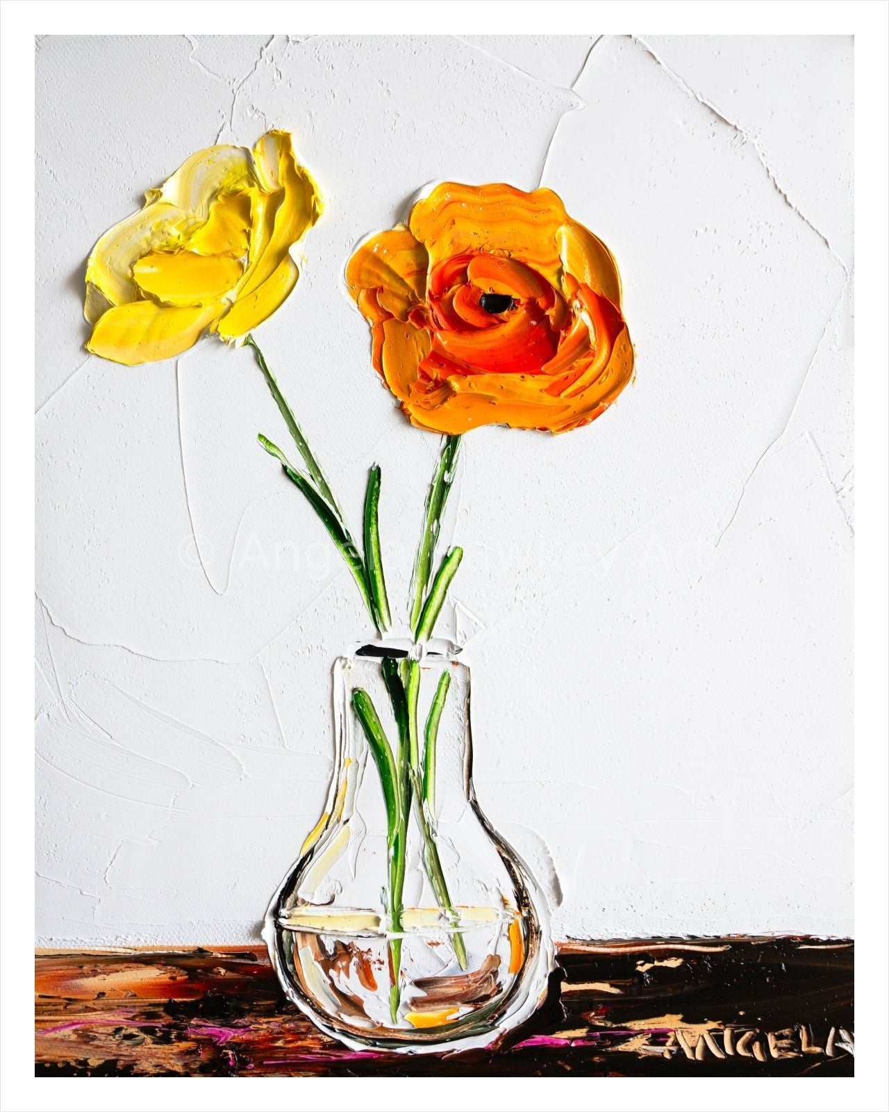 Orange Poppy - Fine Art Print - Gold Coast Gallery Of ArtAngela Hawkey