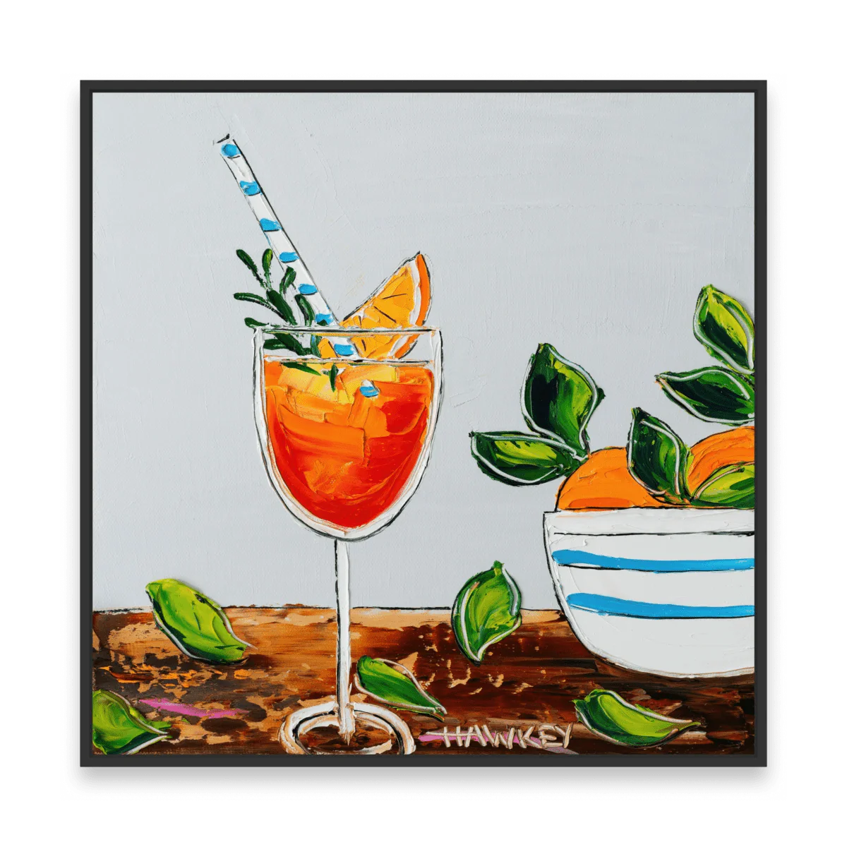 Oranges And Spritz - Fine Art Print - Gold Coast Gallery Of ArtAngela Hawkey
