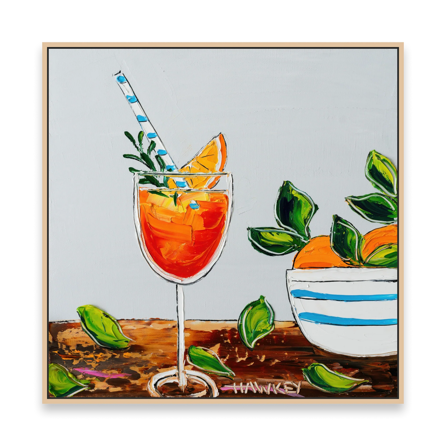 Oranges And Spritz - Fine Art Print - Gold Coast Gallery Of ArtAngela Hawkey