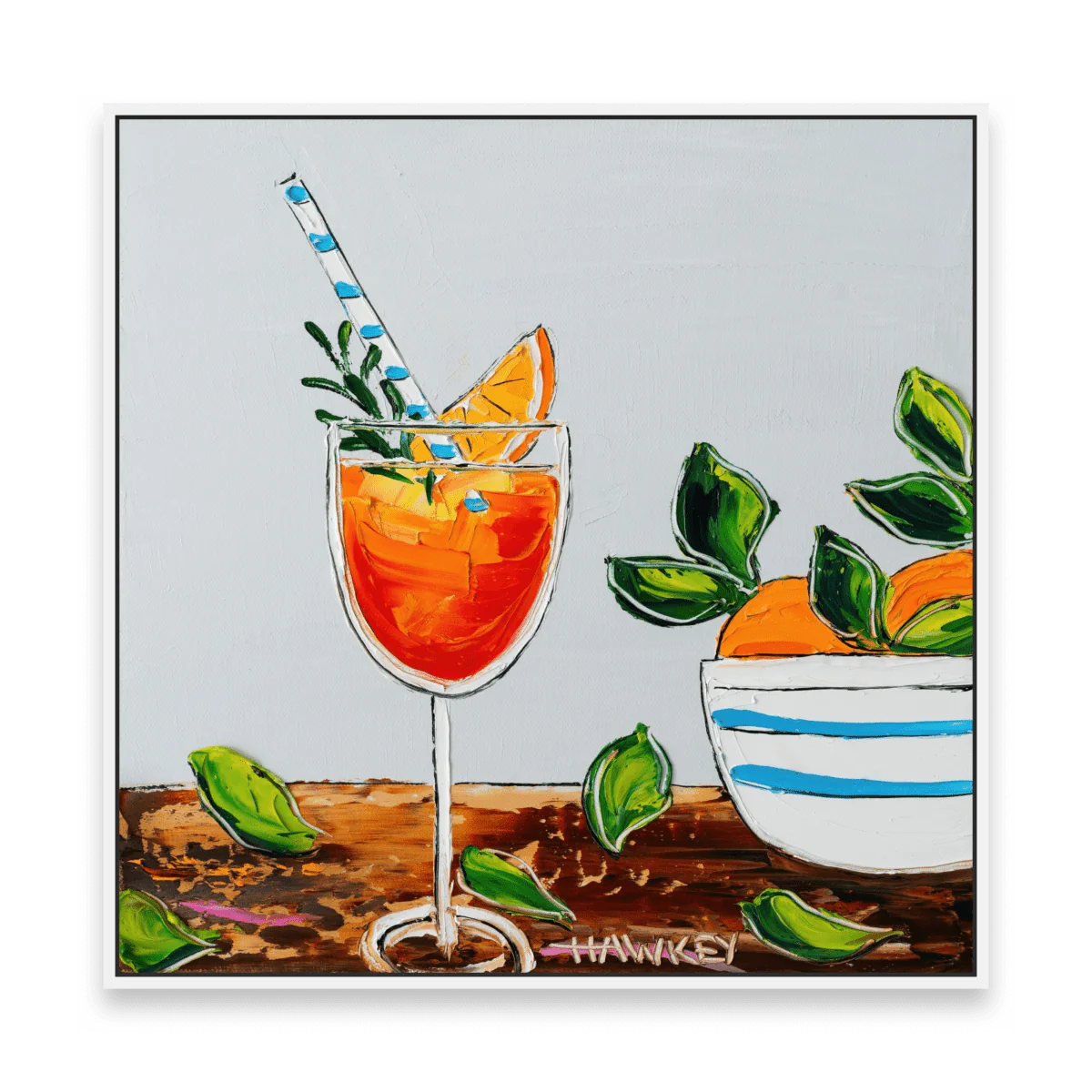 Oranges And Spritz - Fine Art Print - Gold Coast Gallery Of ArtAngela Hawkey