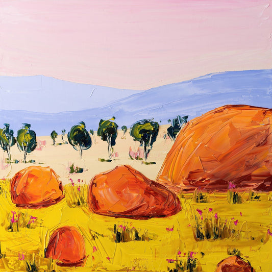 Outback Marbles - Fine Art Print - Gold Coast Gallery Of ArtAngela Hawkey