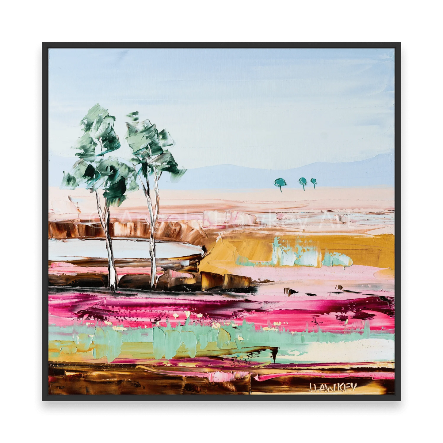 Pink Sands 4 - Fine Art Print - Gold Coast Gallery Of ArtAngela Hawkey