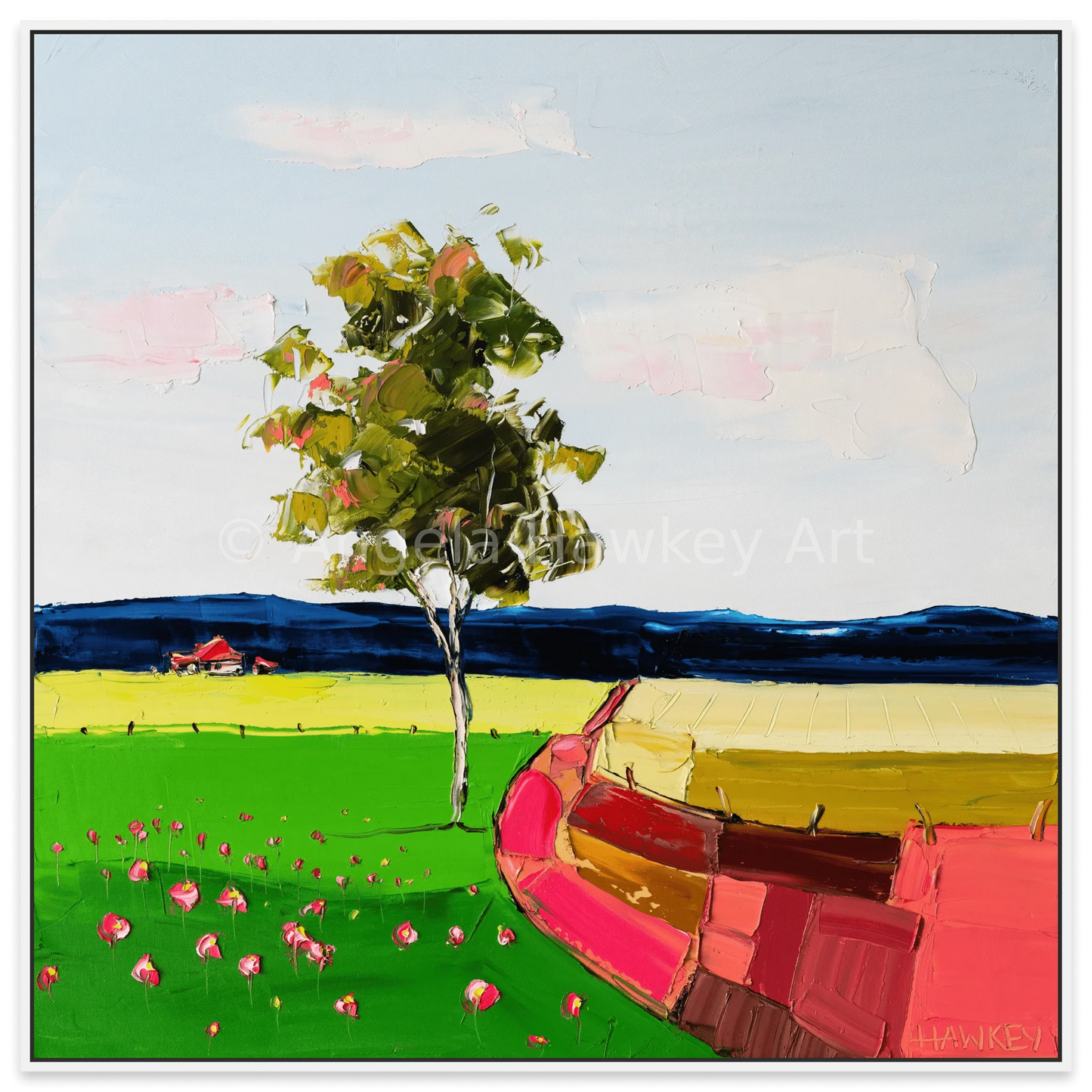 Red Brick Road - Fine Art Print - Gold Coast Gallery Of ArtAngela Hawkey
