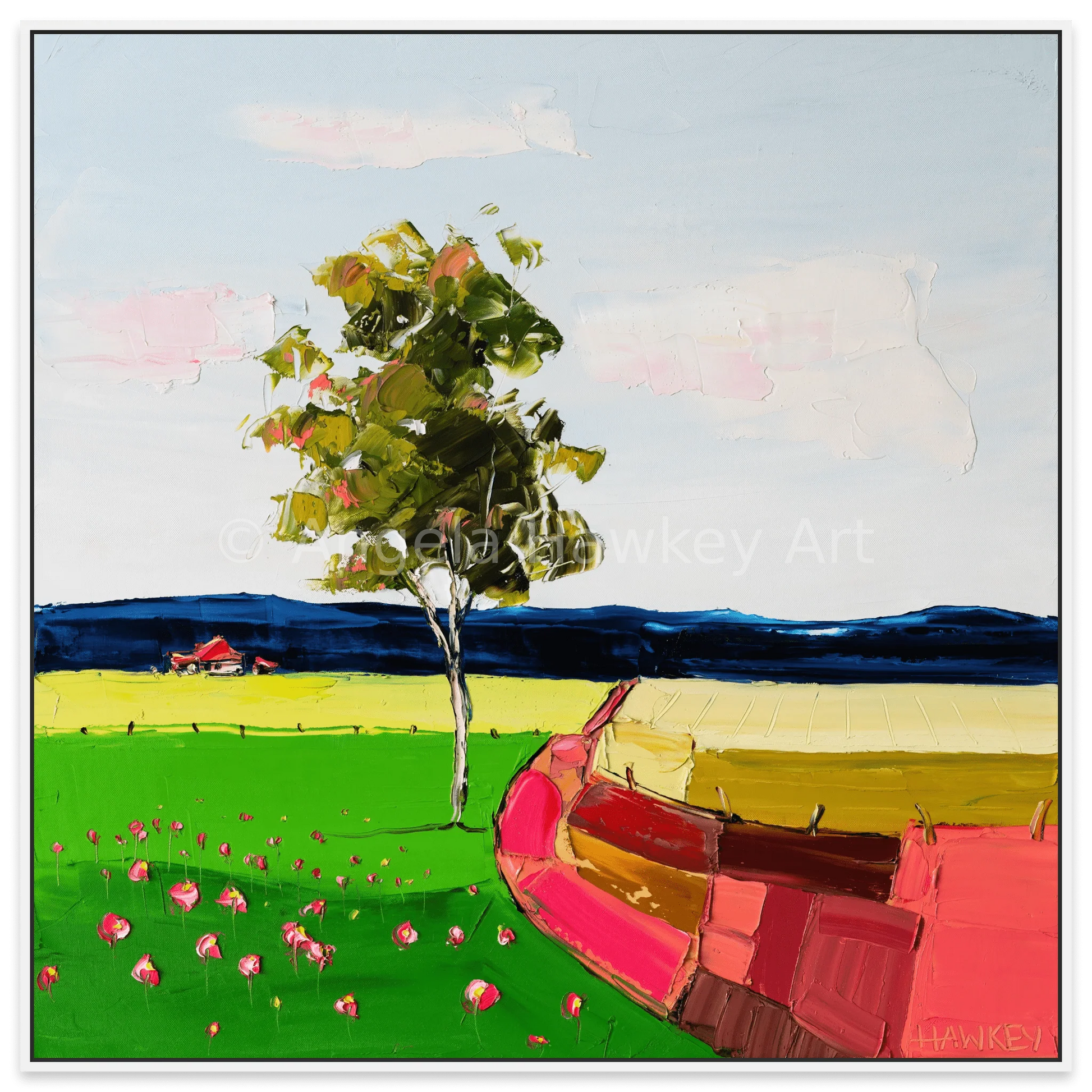 Red Brick Road - Fine Art Print - Gold Coast Gallery Of ArtAngela Hawkey