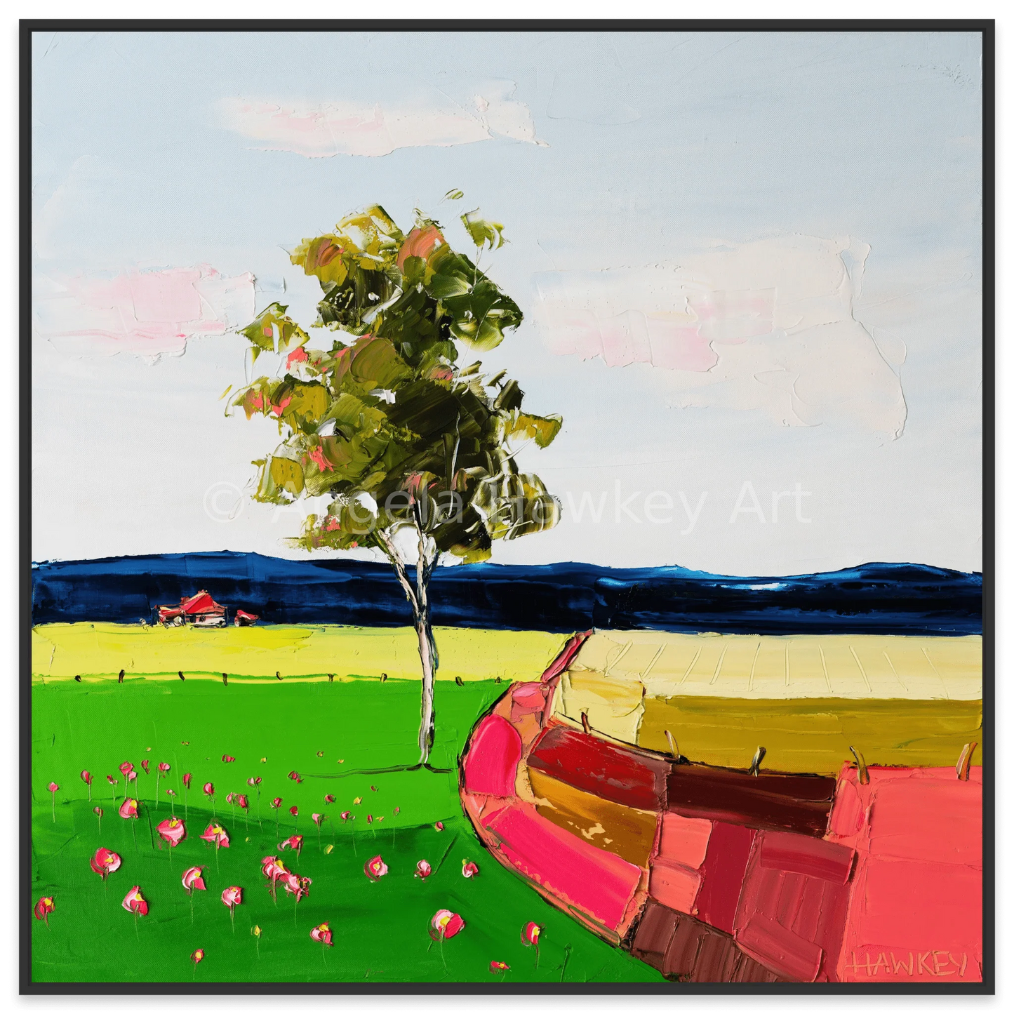 Red Brick Road - Fine Art Print - Gold Coast Gallery Of ArtAngela Hawkey