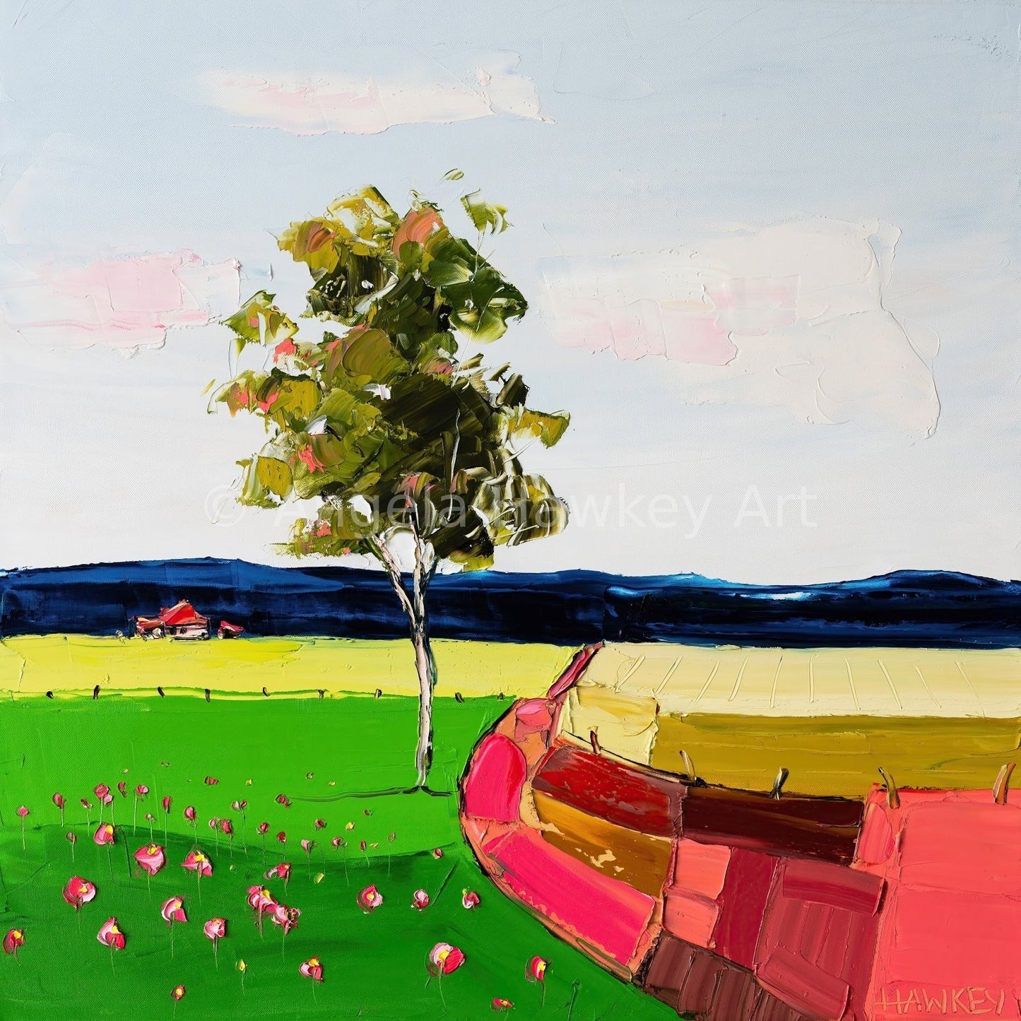 Red Brick Road - Fine Art Print - Gold Coast Gallery Of ArtAngela Hawkey