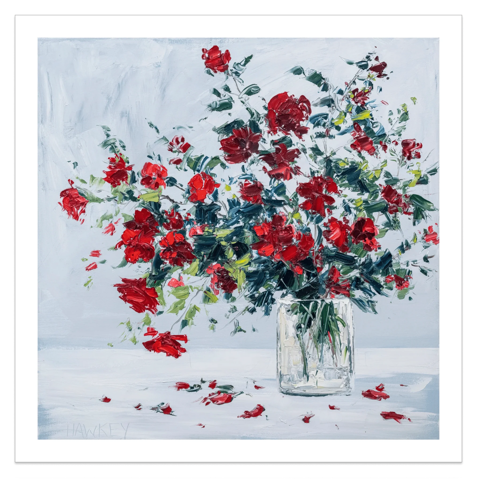 Red Rambling Roses - Fine Art Print - Gold Coast Gallery Of ArtAngela Hawkey