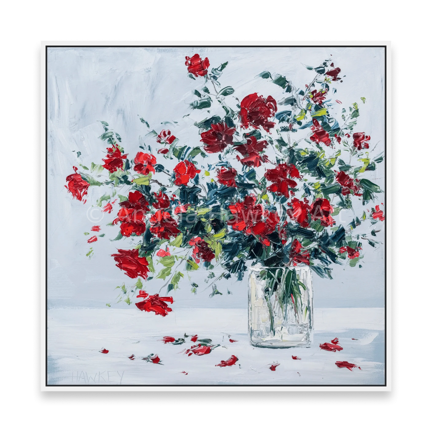 Red Rambling Roses - Fine Art Print - Gold Coast Gallery Of ArtAngela Hawkey