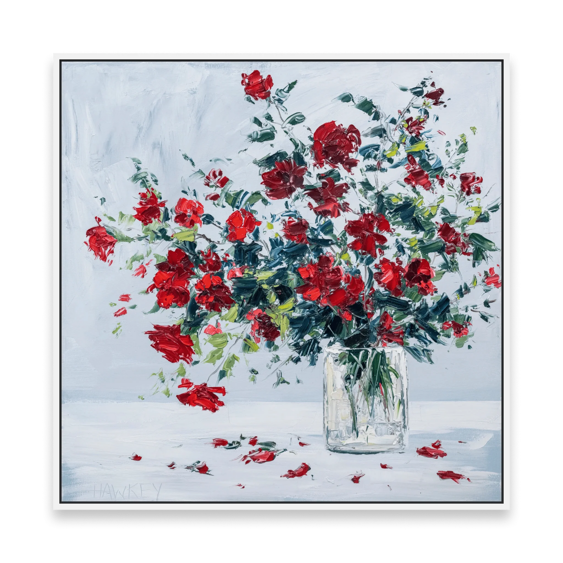 Red Rambling Roses - Fine Art Print - Gold Coast Gallery Of ArtAngela Hawkey
