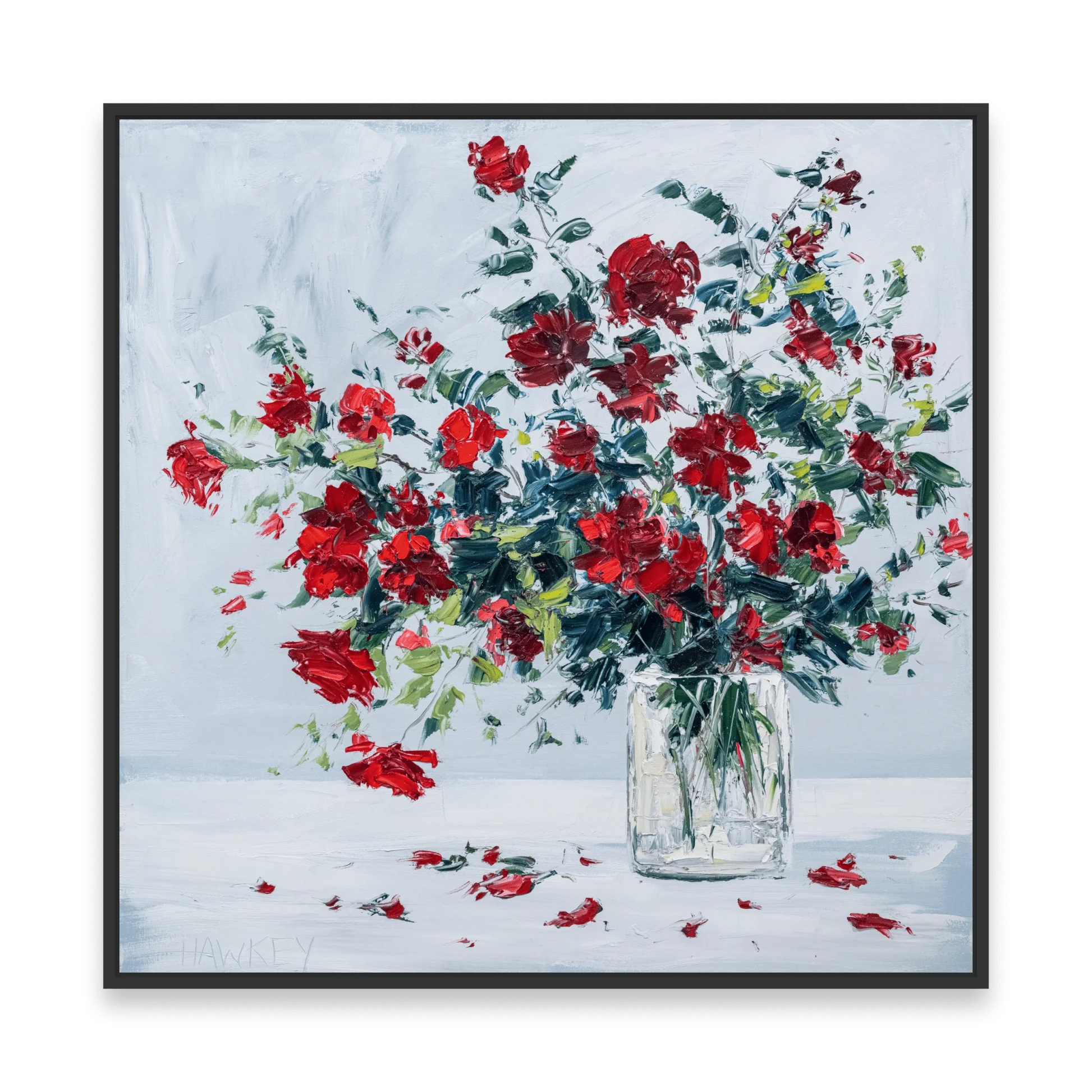 Red Rambling Roses - Fine Art Print - Gold Coast Gallery Of ArtAngela Hawkey