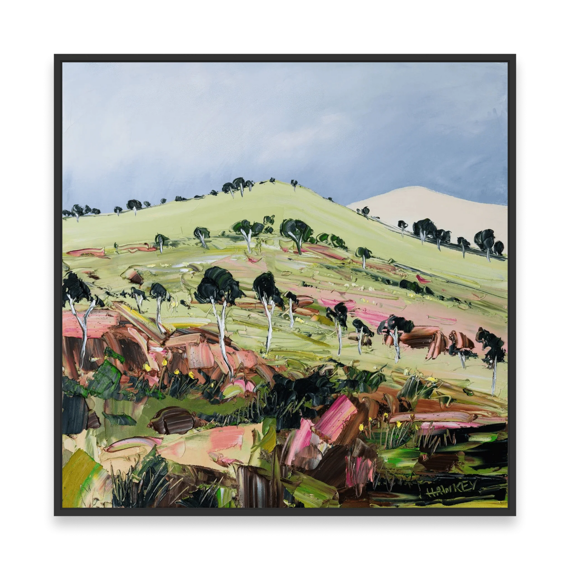 Rocky Hill - Fine Art Print - Gold Coast Gallery Of ArtAngela Hawkey