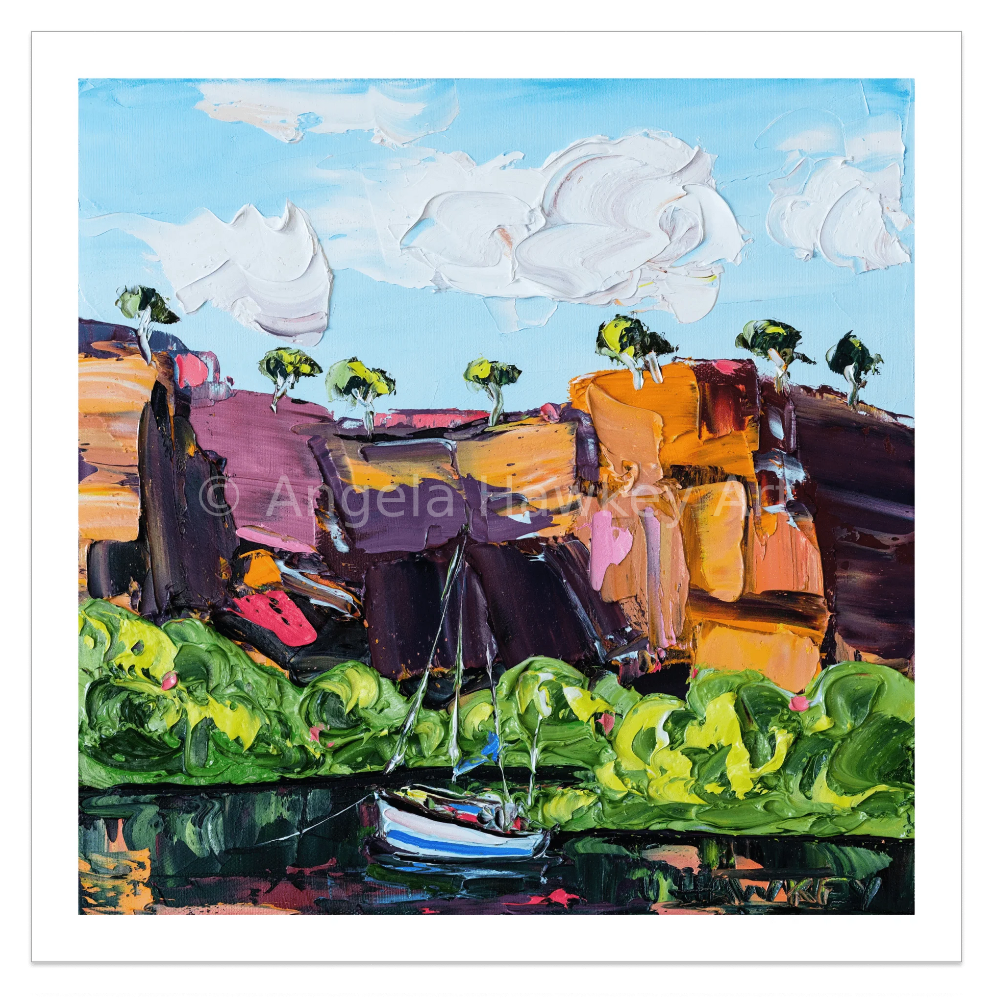 Sailing The Kimberly - Fine Art Print - Gold Coast Gallery Of ArtAngela Hawkey