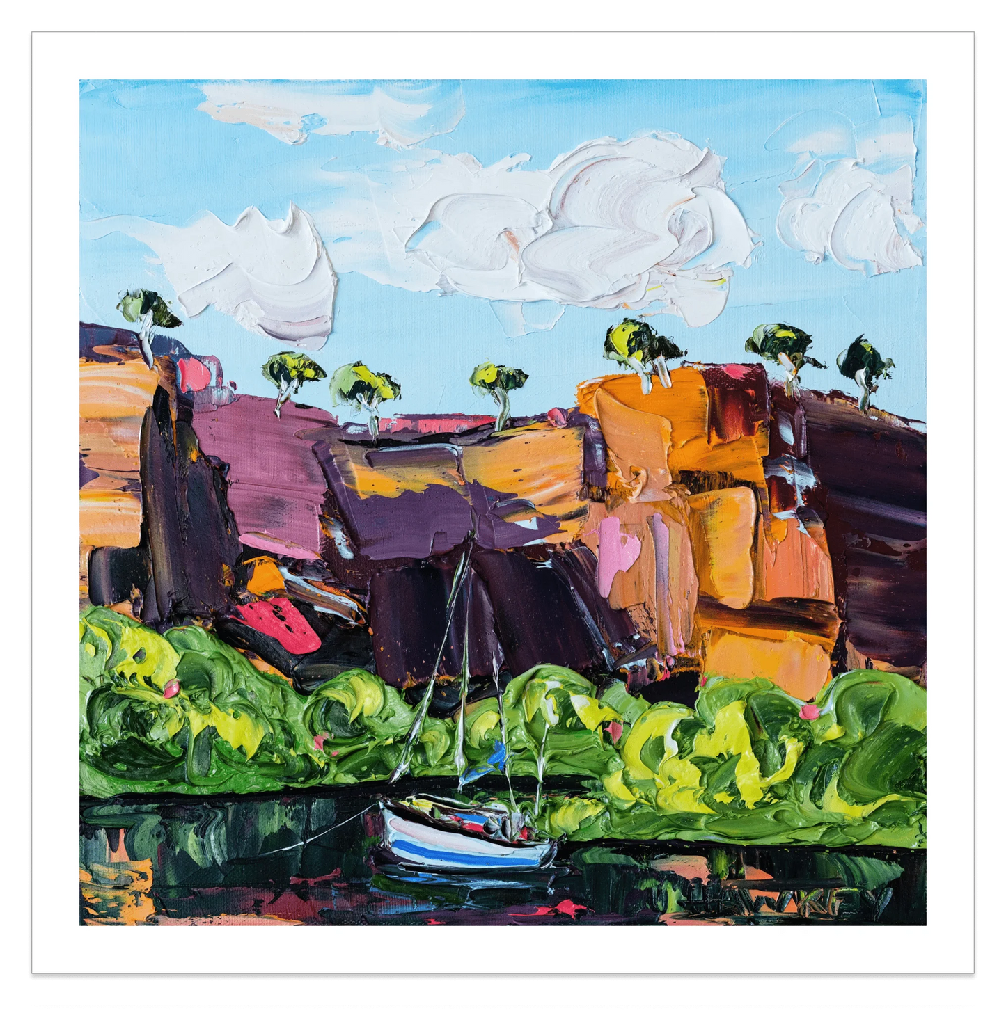 Sailing The Kimberly - Fine Art Print - Gold Coast Gallery Of ArtAngela Hawkey