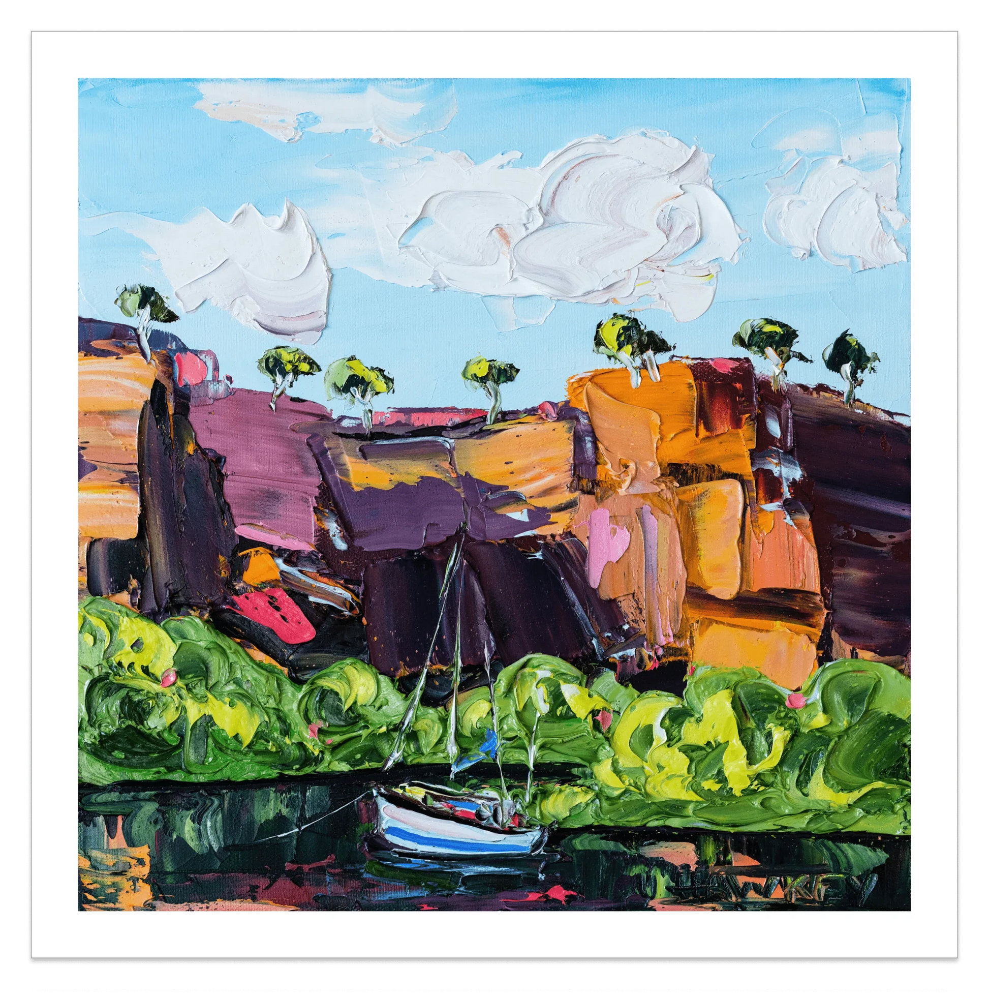Sailing The Kimberly - Fine Art Print - Gold Coast Gallery Of ArtAngela Hawkey