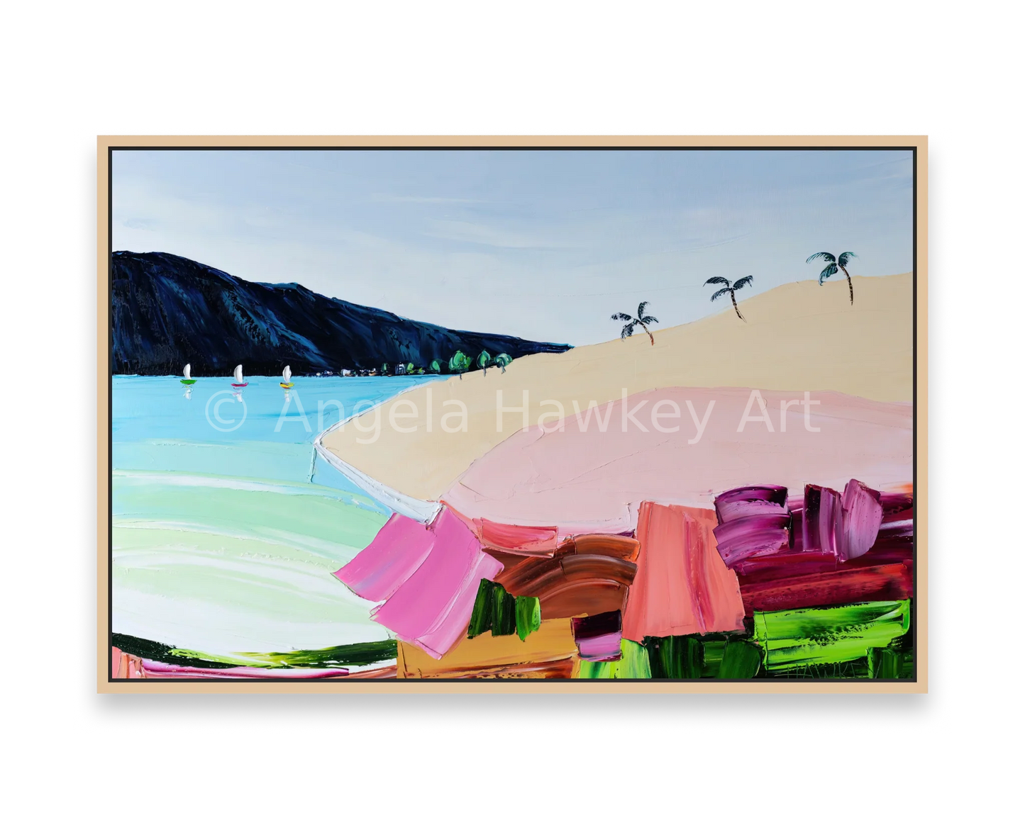 Sandy Point 3 - Fine Art Print - Gold Coast Gallery Of ArtAngela Hawkey