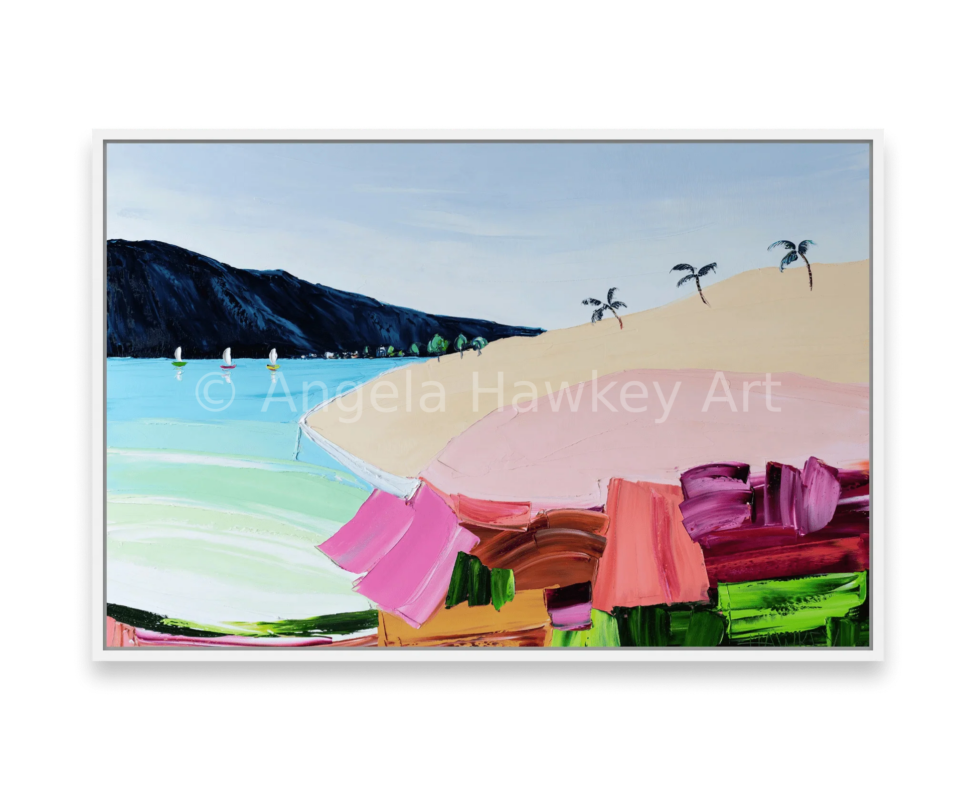 Sandy Point 3 - Fine Art Print - Gold Coast Gallery Of ArtAngela Hawkey