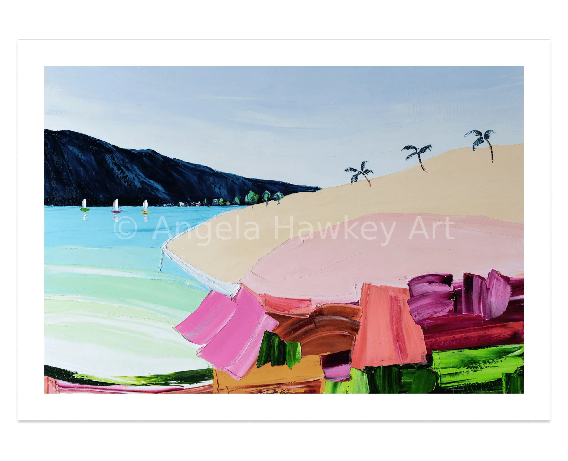 Sandy Point 3 - Fine Art Print - Gold Coast Gallery Of ArtAngela Hawkey