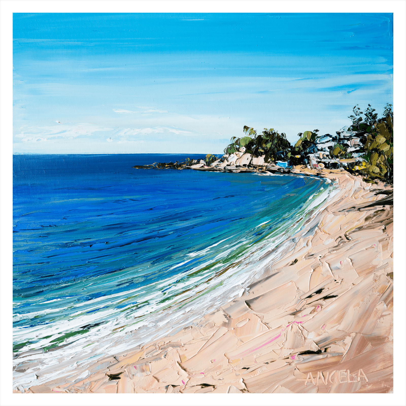 Scotts Point - Fine Art Print - Gold Coast Gallery Of ArtAngela Hawkey