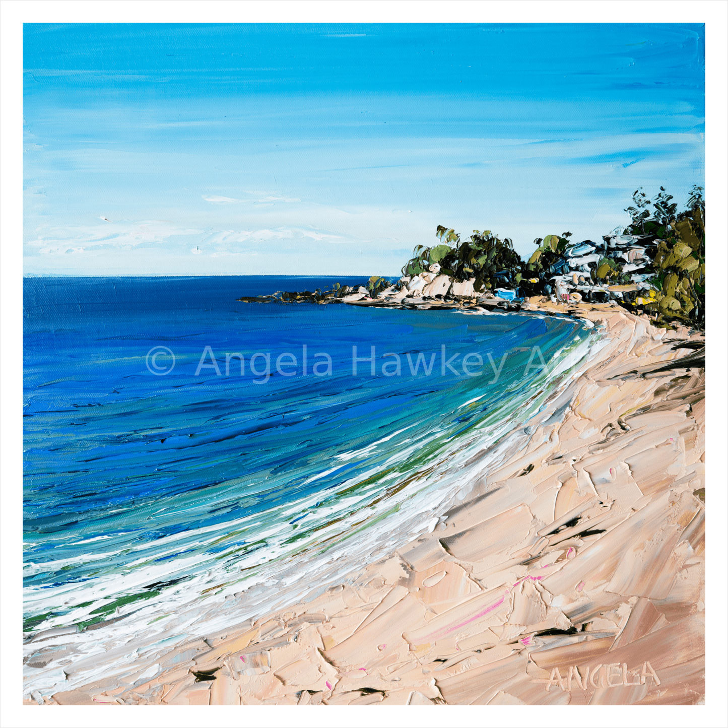 Scotts Point - Fine Art Print - Gold Coast Gallery Of ArtAngela Hawkey