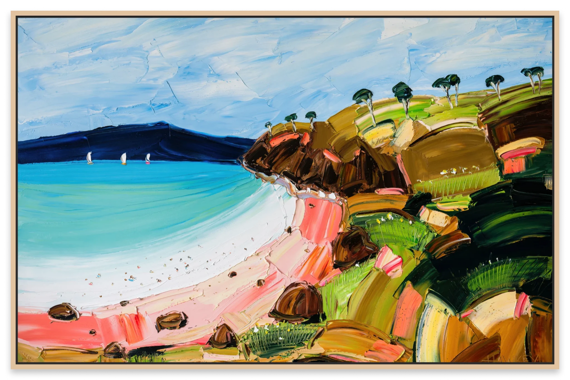 Seaside Wonder - Fine Art Print - Gold Coast Gallery Of ArtAngela Hawkey