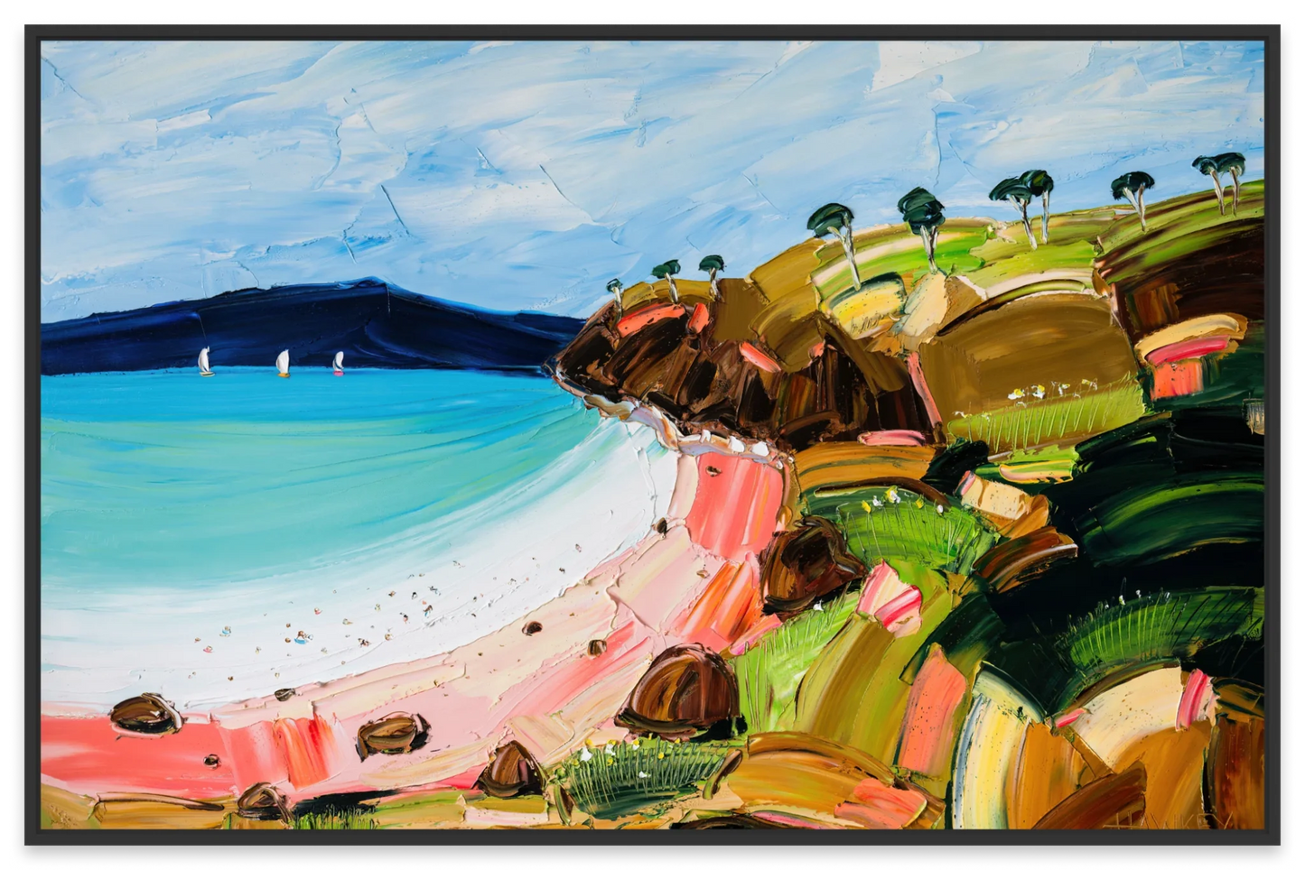 Seaside Wonder - Fine Art Print - Gold Coast Gallery Of ArtAngela Hawkey
