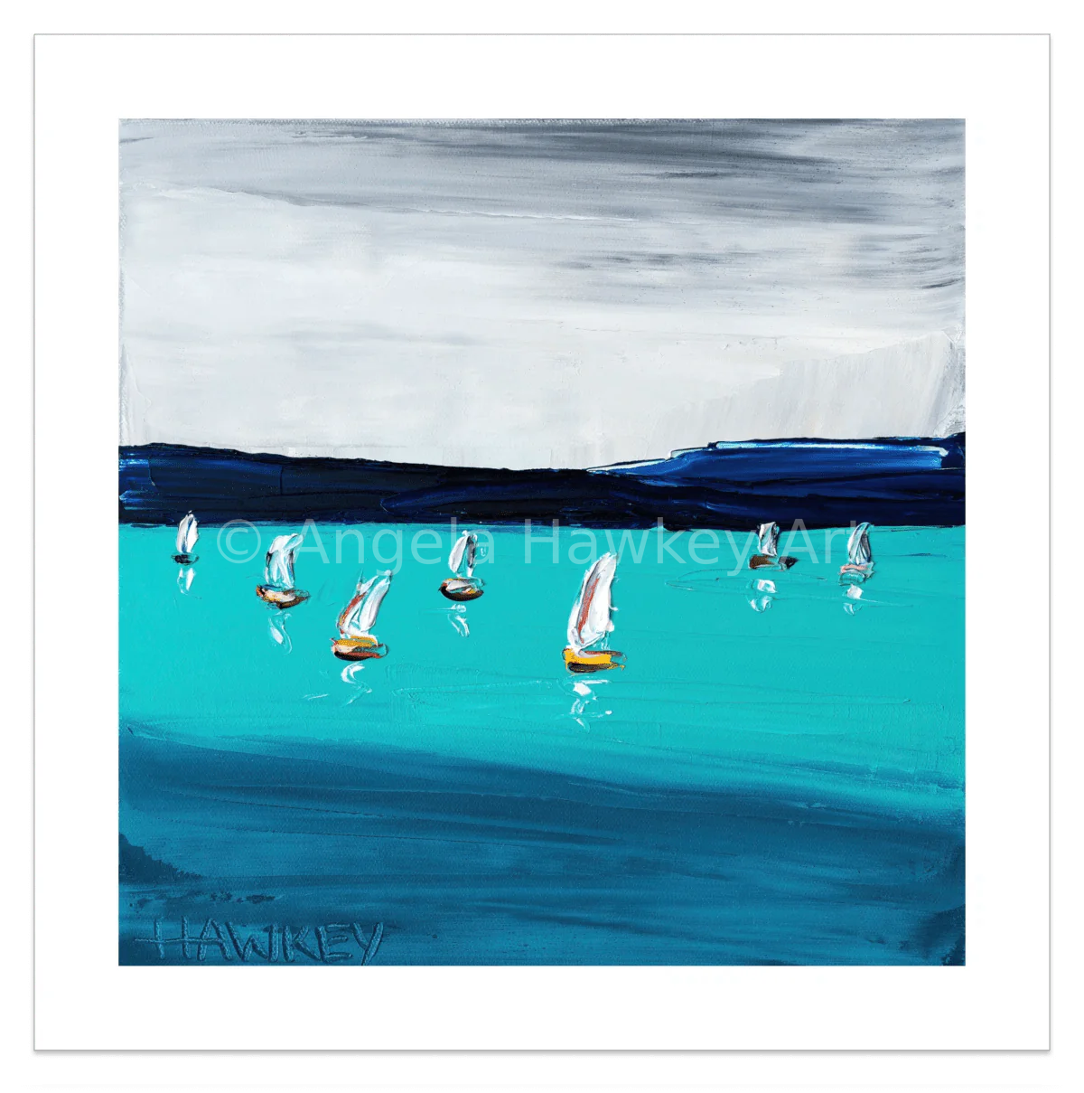 Set Sail - Fine Art Print - Gold Coast Gallery Of ArtAngela Hawkey