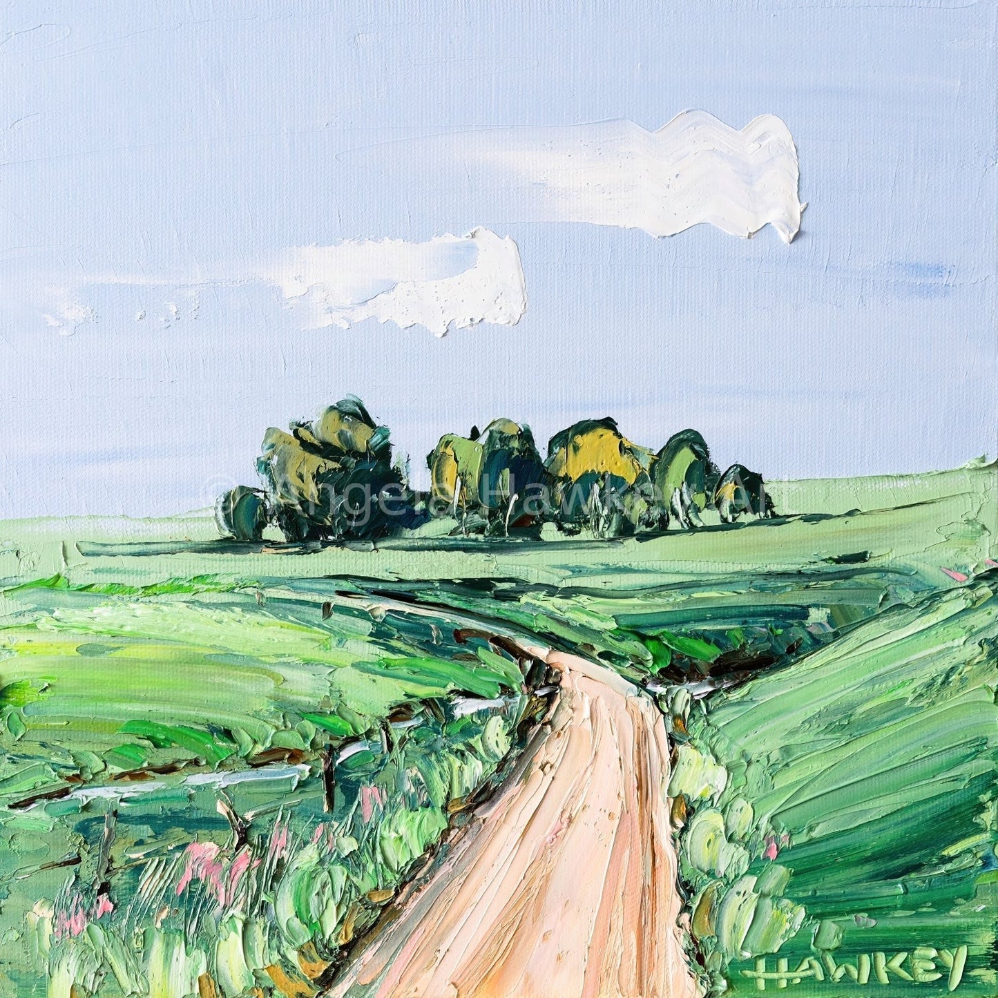Shallow Creek - Fine Art Print - Gold Coast Gallery Of ArtAngela Hawkey