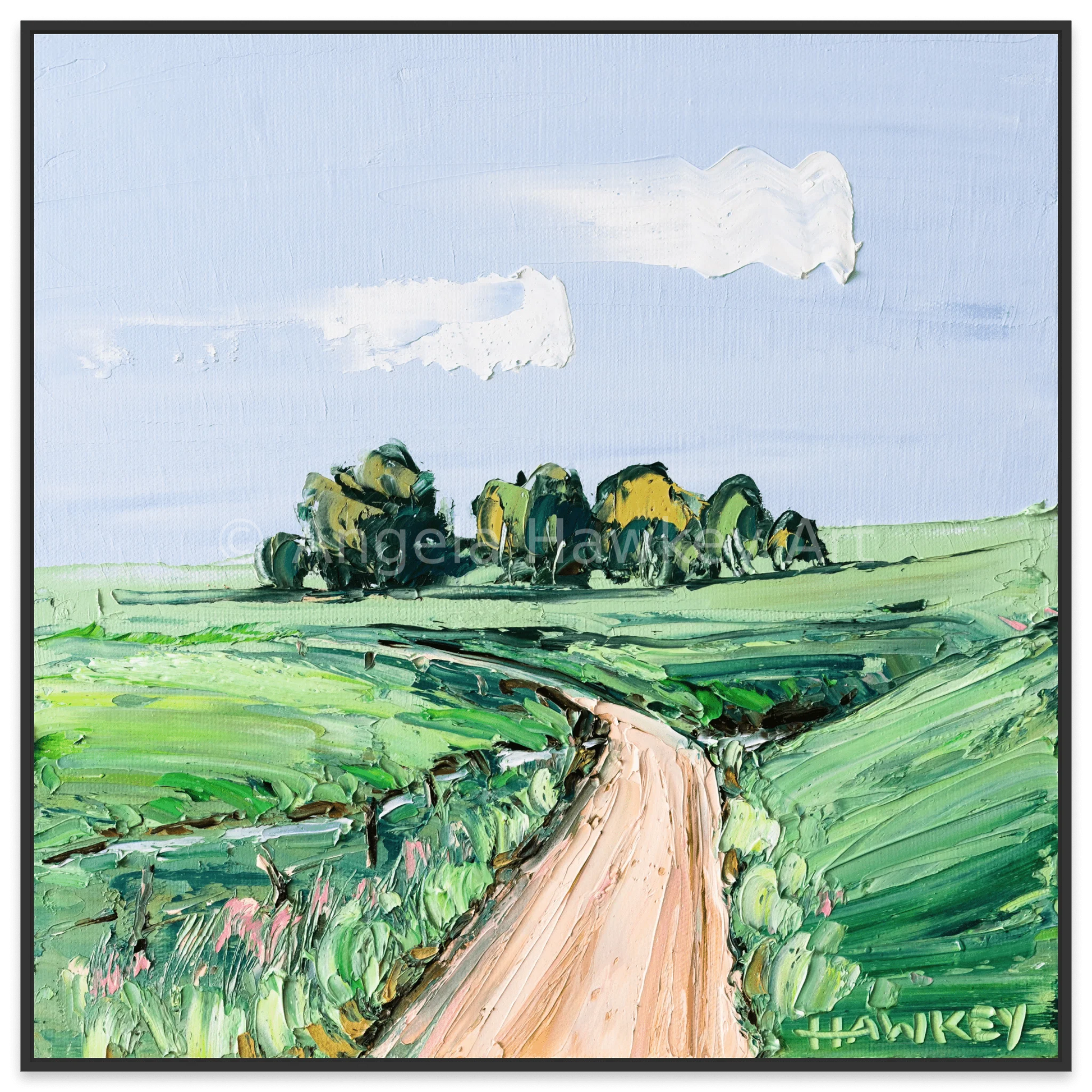 Shallow Creek - Fine Art Print - Gold Coast Gallery Of ArtAngela Hawkey