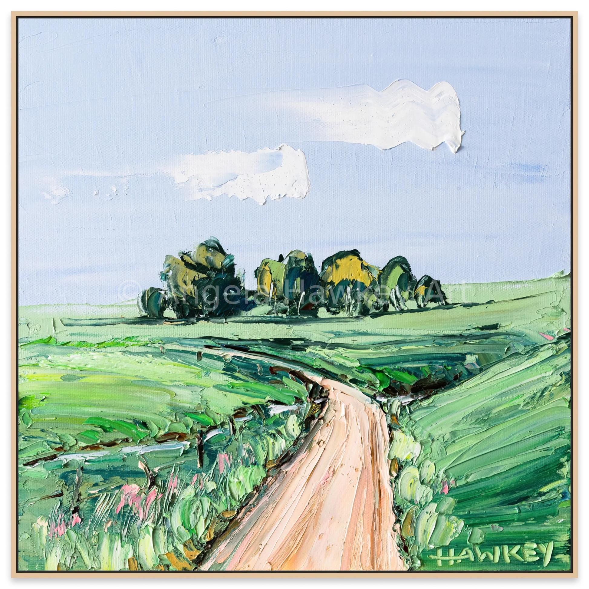Shallow Creek - Fine Art Print - Gold Coast Gallery Of ArtAngela Hawkey