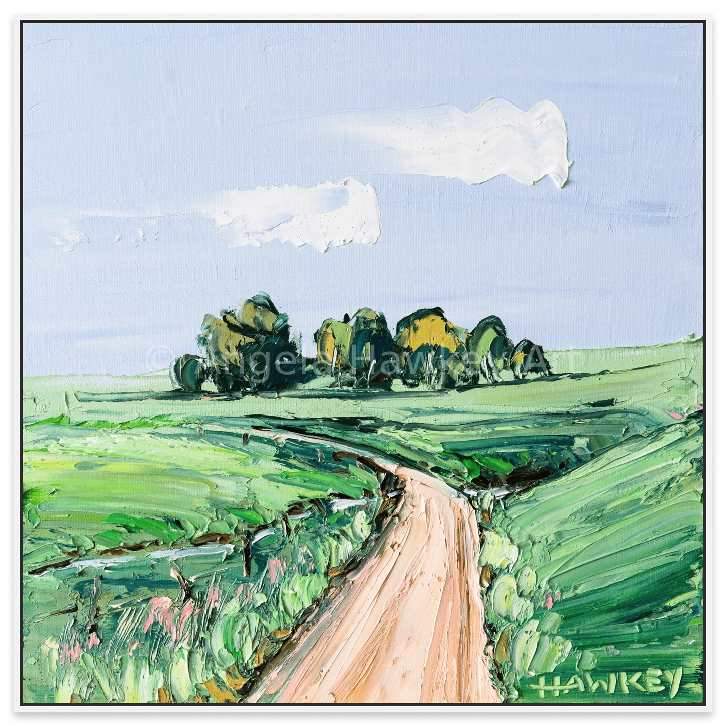 Shallow Creek - Fine Art Print - Gold Coast Gallery Of ArtAngela Hawkey
