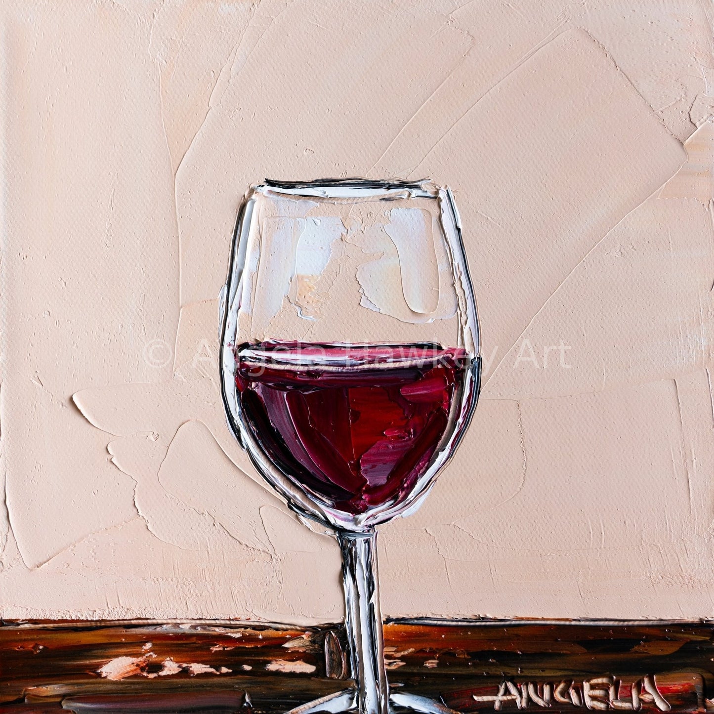Smooth Red - Fine Art Print - Gold Coast Gallery Of ArtAngela Hawkey
