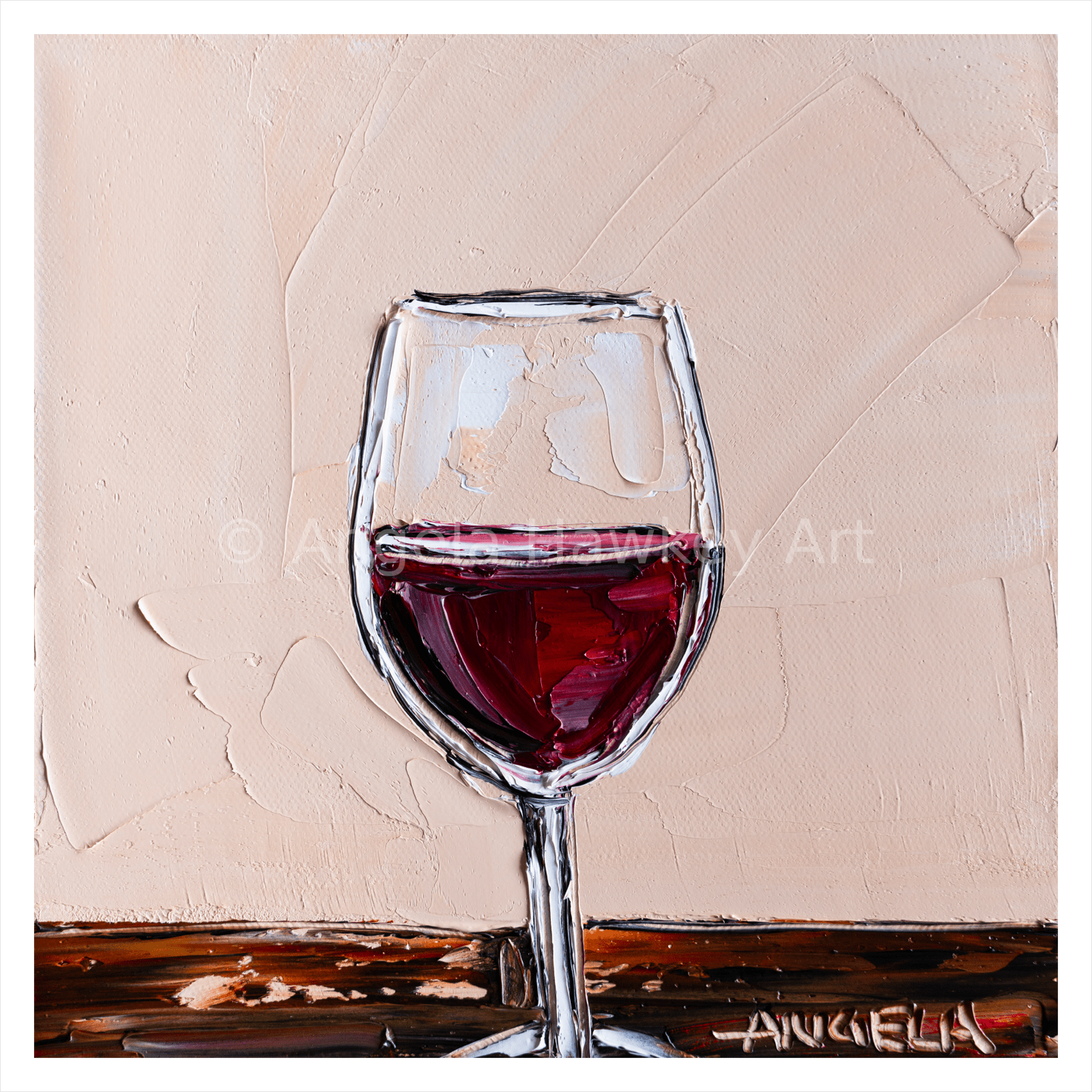 Smooth Red - Fine Art Print - Gold Coast Gallery Of ArtAngela Hawkey