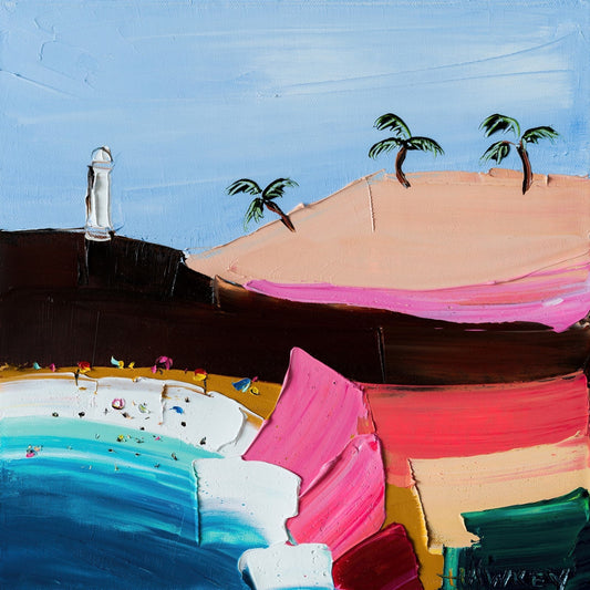 Sunday Swim 3 - Fine Art Print - Gold Coast Gallery Of ArtAngela Hawkey
