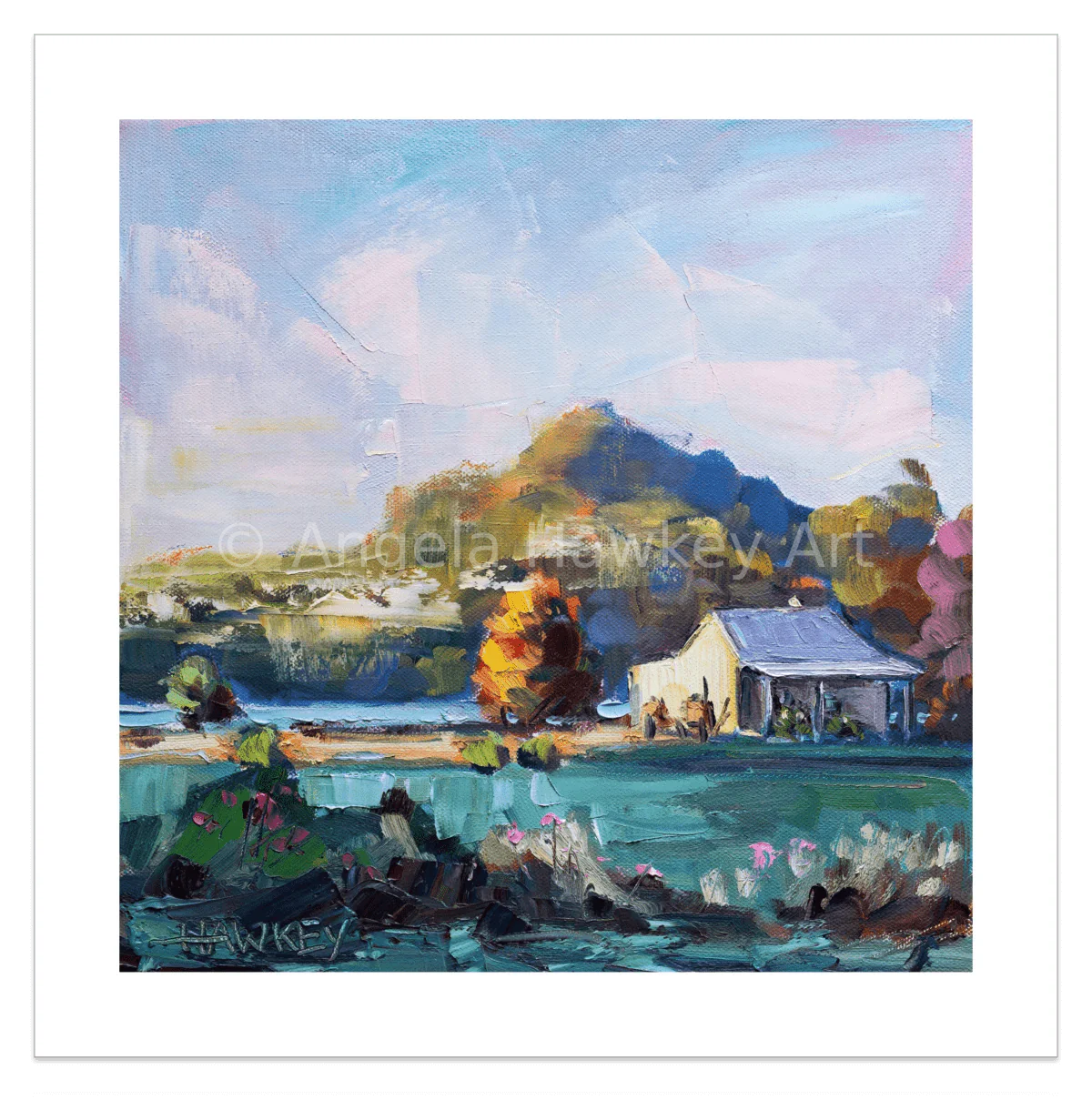 Sunlit House - Fine Art Print - Gold Coast Gallery Of ArtAngela Hawkey
