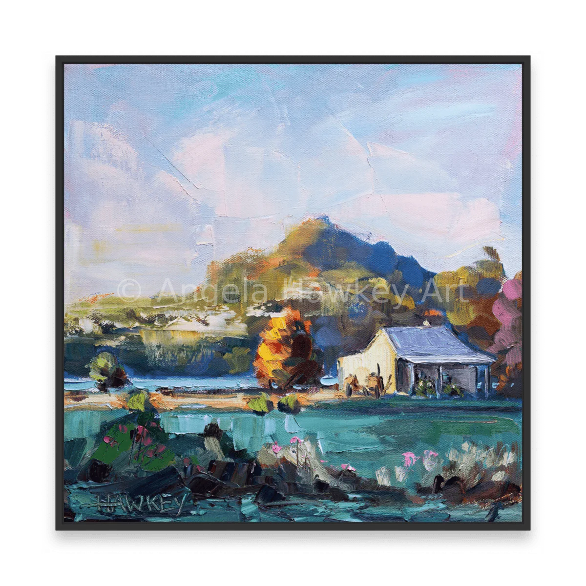 Sunlit House - Fine Art Print - Gold Coast Gallery Of ArtAngela Hawkey