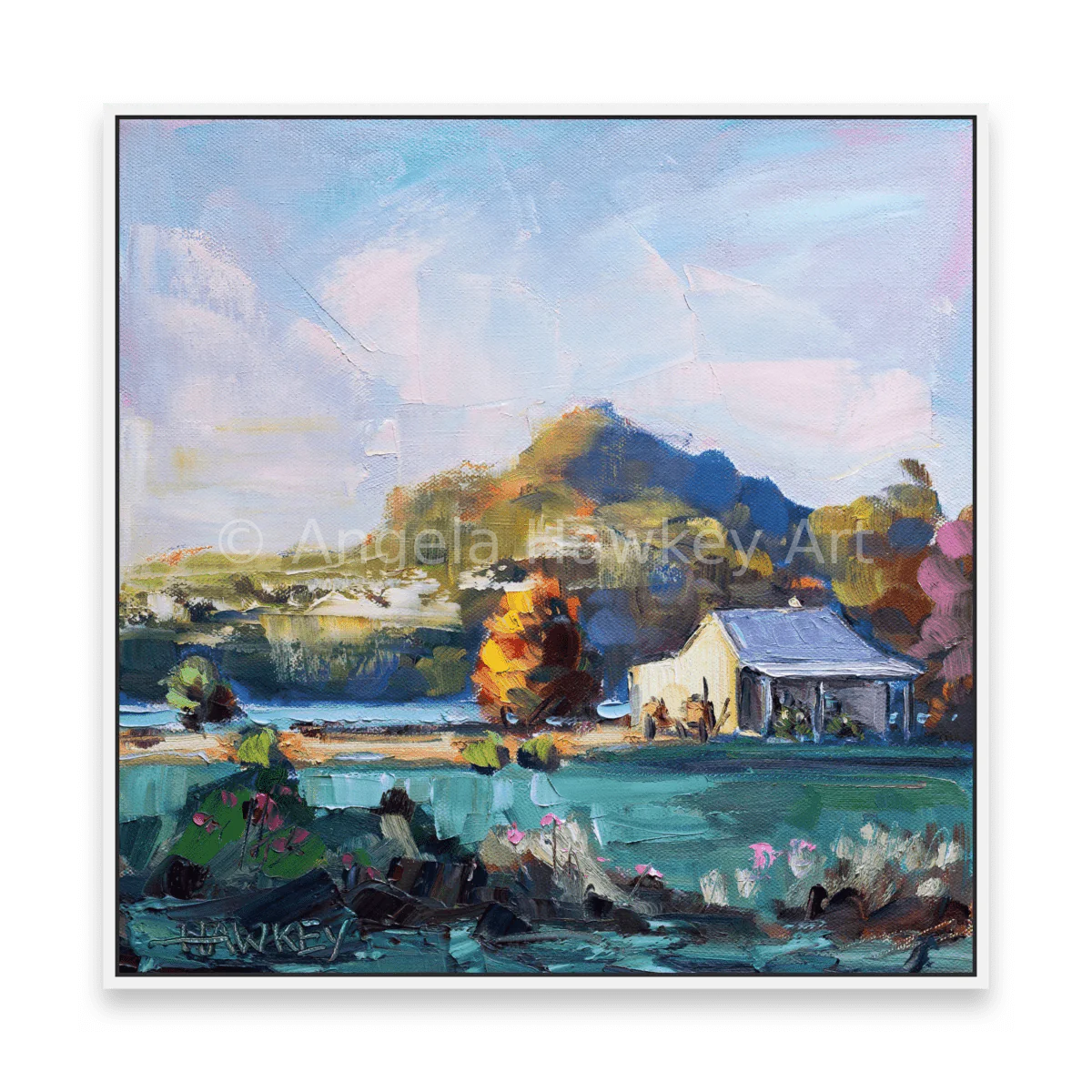 Sunlit House - Fine Art Print - Gold Coast Gallery Of ArtAngela Hawkey