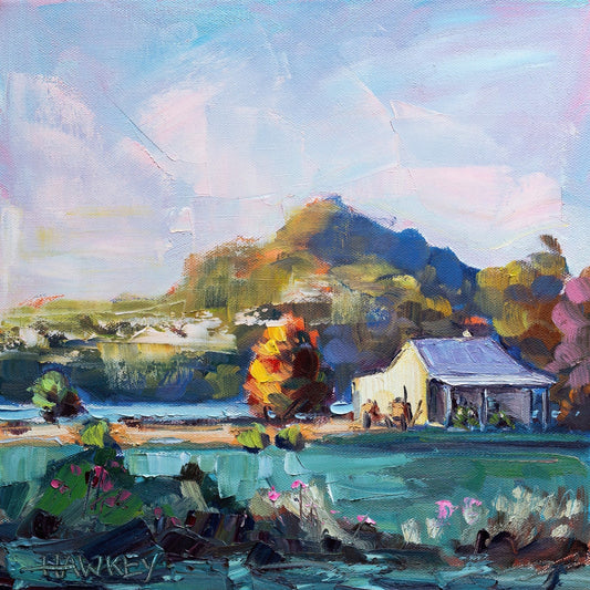 Sunlit House - Fine Art Print - Gold Coast Gallery Of ArtAngela Hawkey