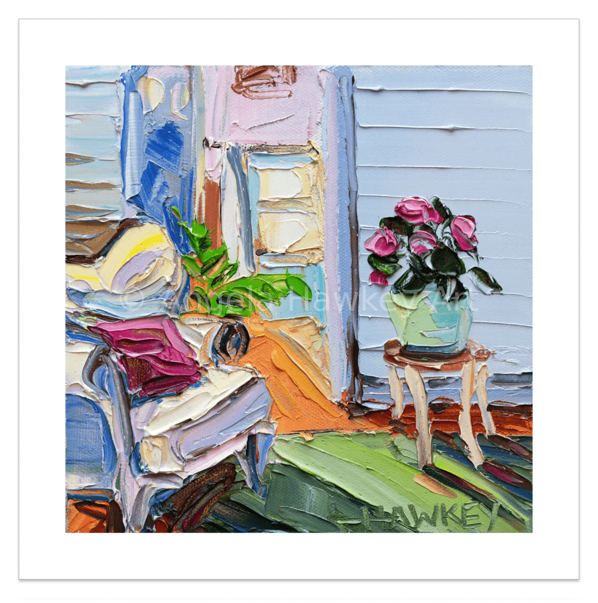 Sunlit Room - Fine Art Print - Gold Coast Gallery Of ArtAngela Hawkey
