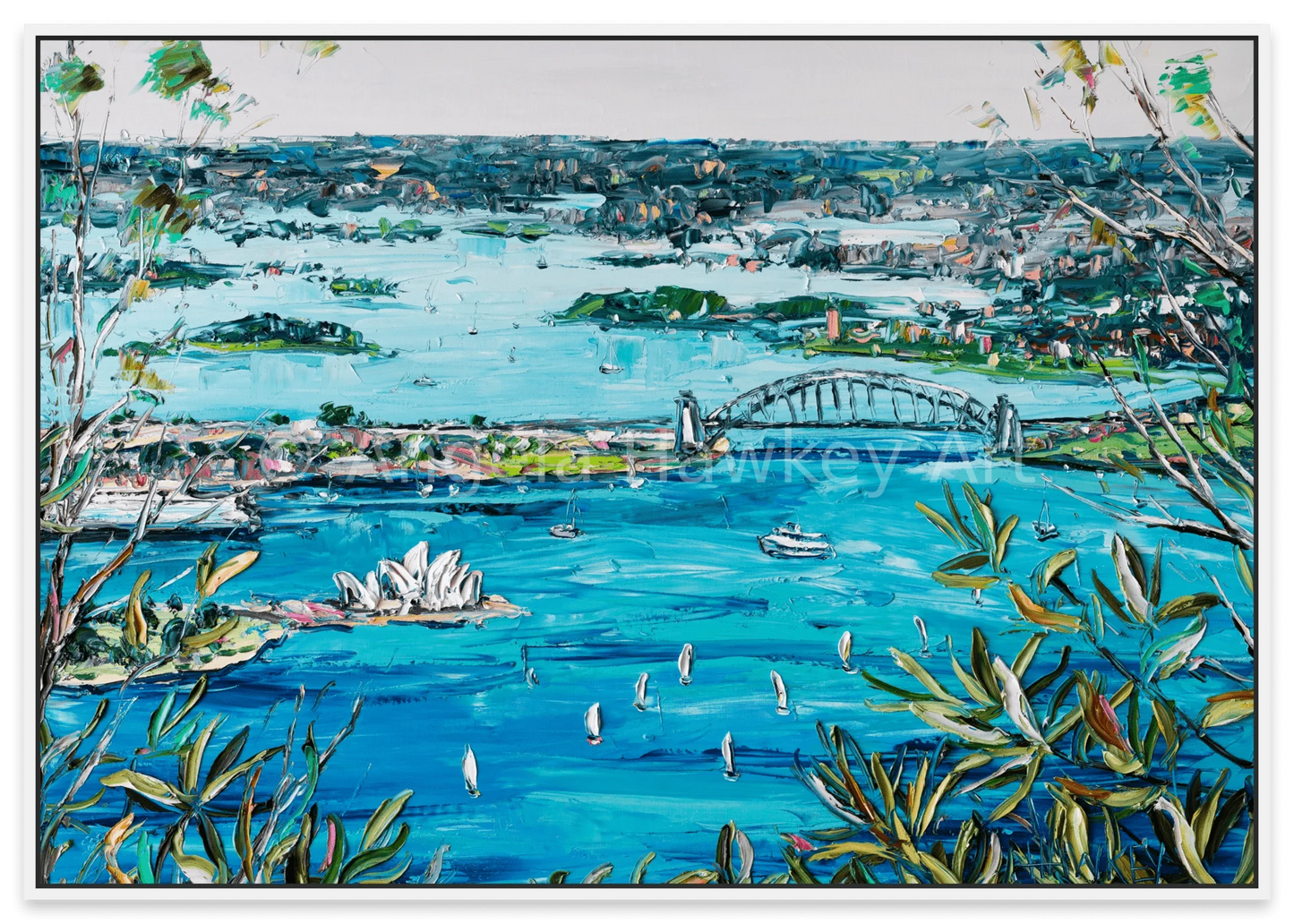 Sydney Harbour 2 - Fine Art Print - Gold Coast Gallery Of ArtAngela Hawkey