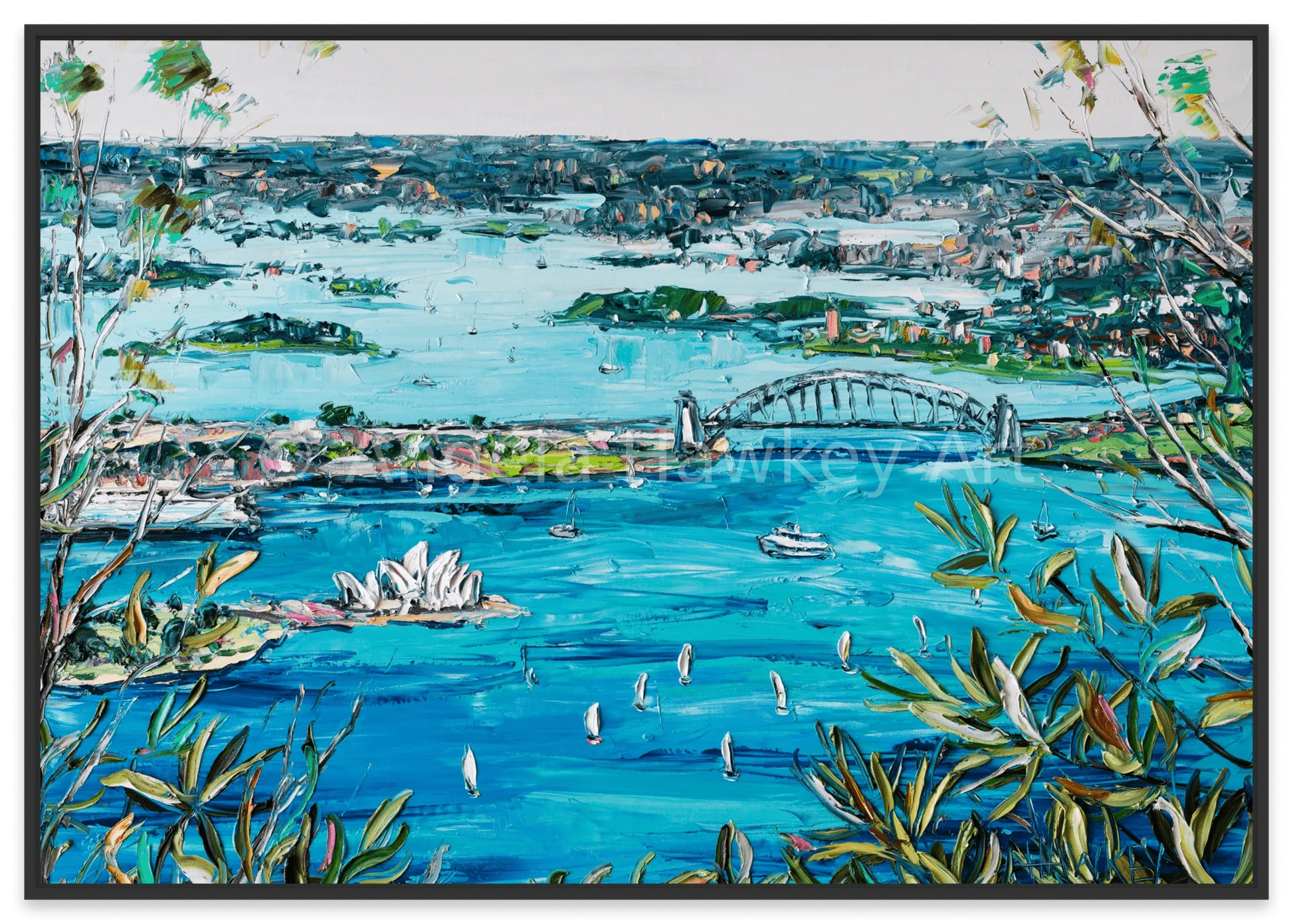 Sydney Harbour 2 - Fine Art Print - Gold Coast Gallery Of ArtAngela Hawkey