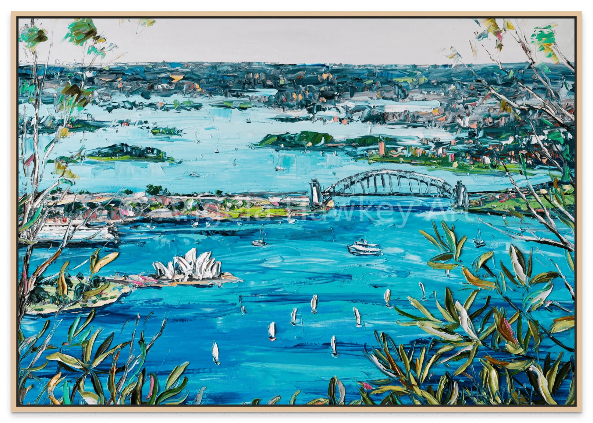 Sydney Harbour 2 - Fine Art Print - Gold Coast Gallery Of ArtAngela Hawkey