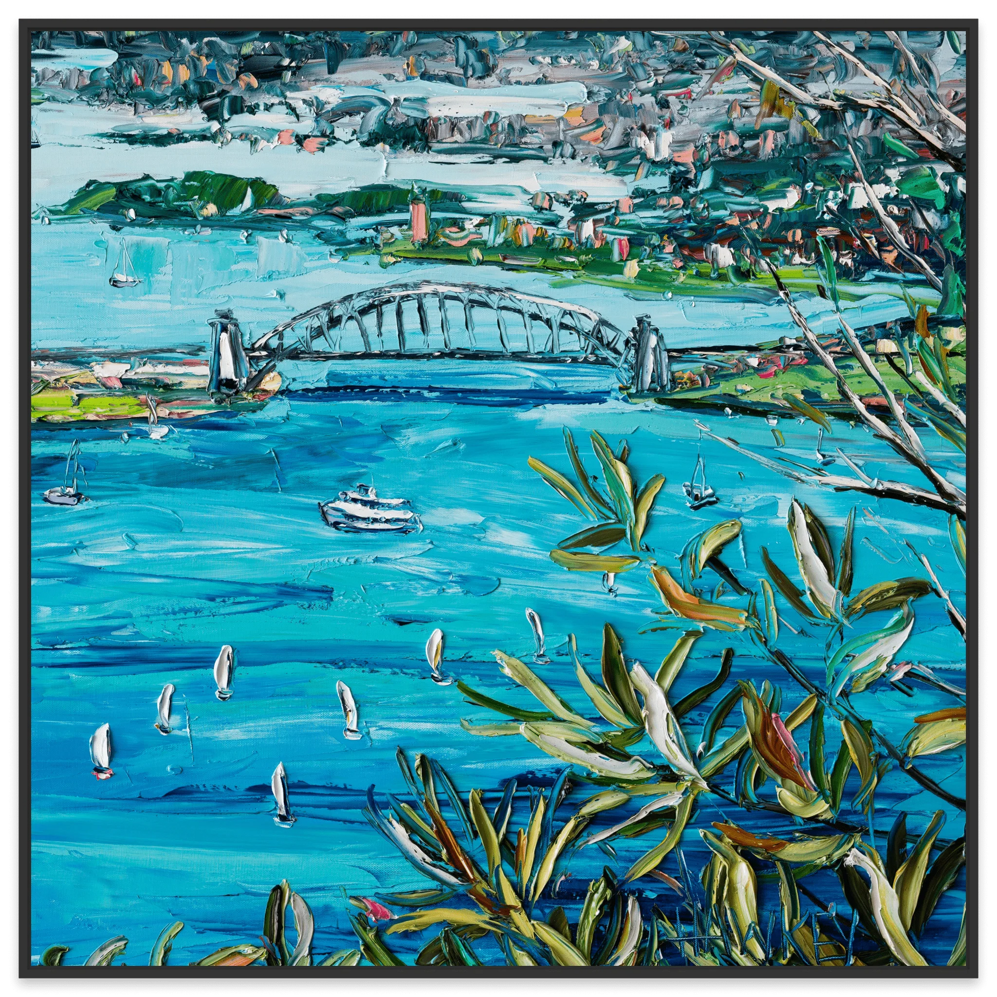 Sydney Harbour 4 - Fine Art Print - Gold Coast Gallery Of ArtAngela Hawkey