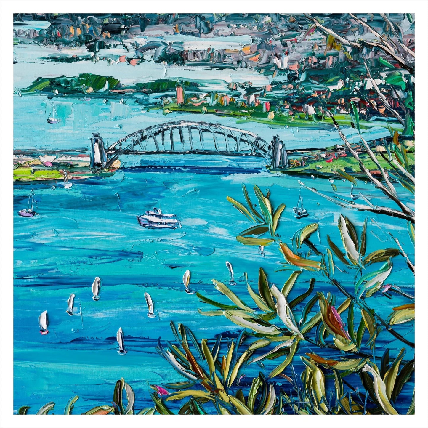 Sydney Harbour 4 - Fine Art Print - Gold Coast Gallery Of ArtAngela Hawkey