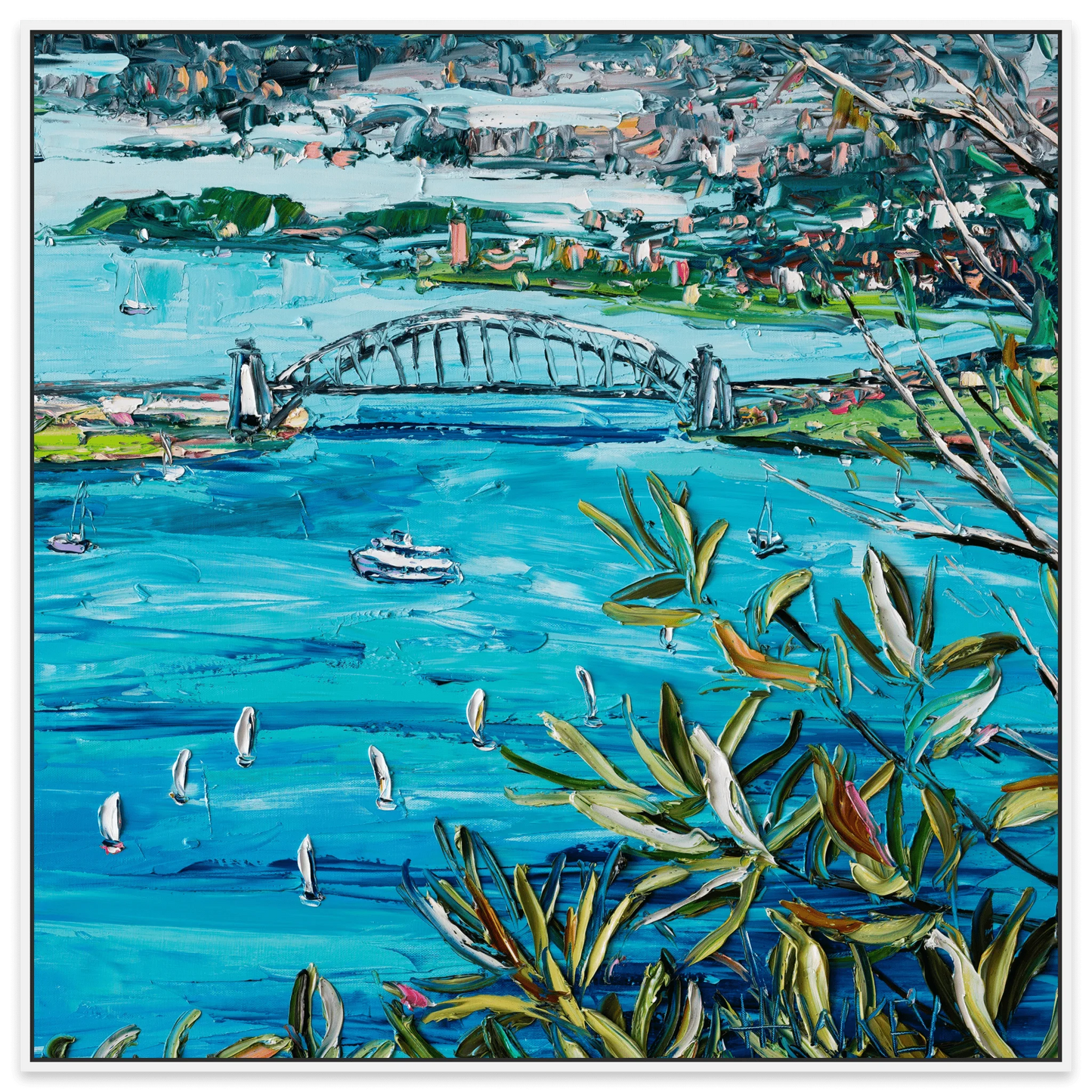 Sydney Harbour 4 - Fine Art Print - Gold Coast Gallery Of ArtAngela Hawkey