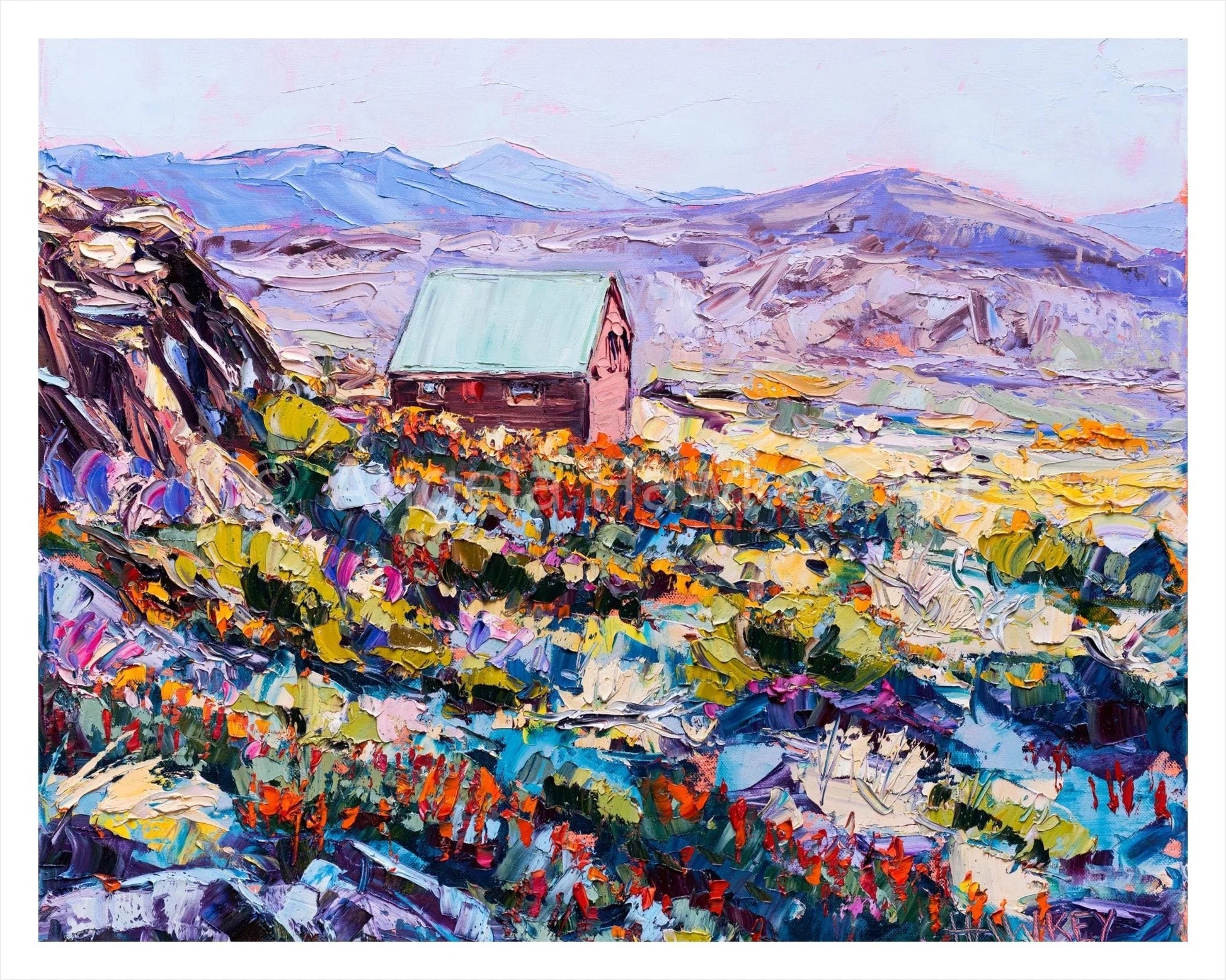 Tasmanian Hut - Fine Art Print - Gold Coast Gallery Of ArtAngela Hawkey