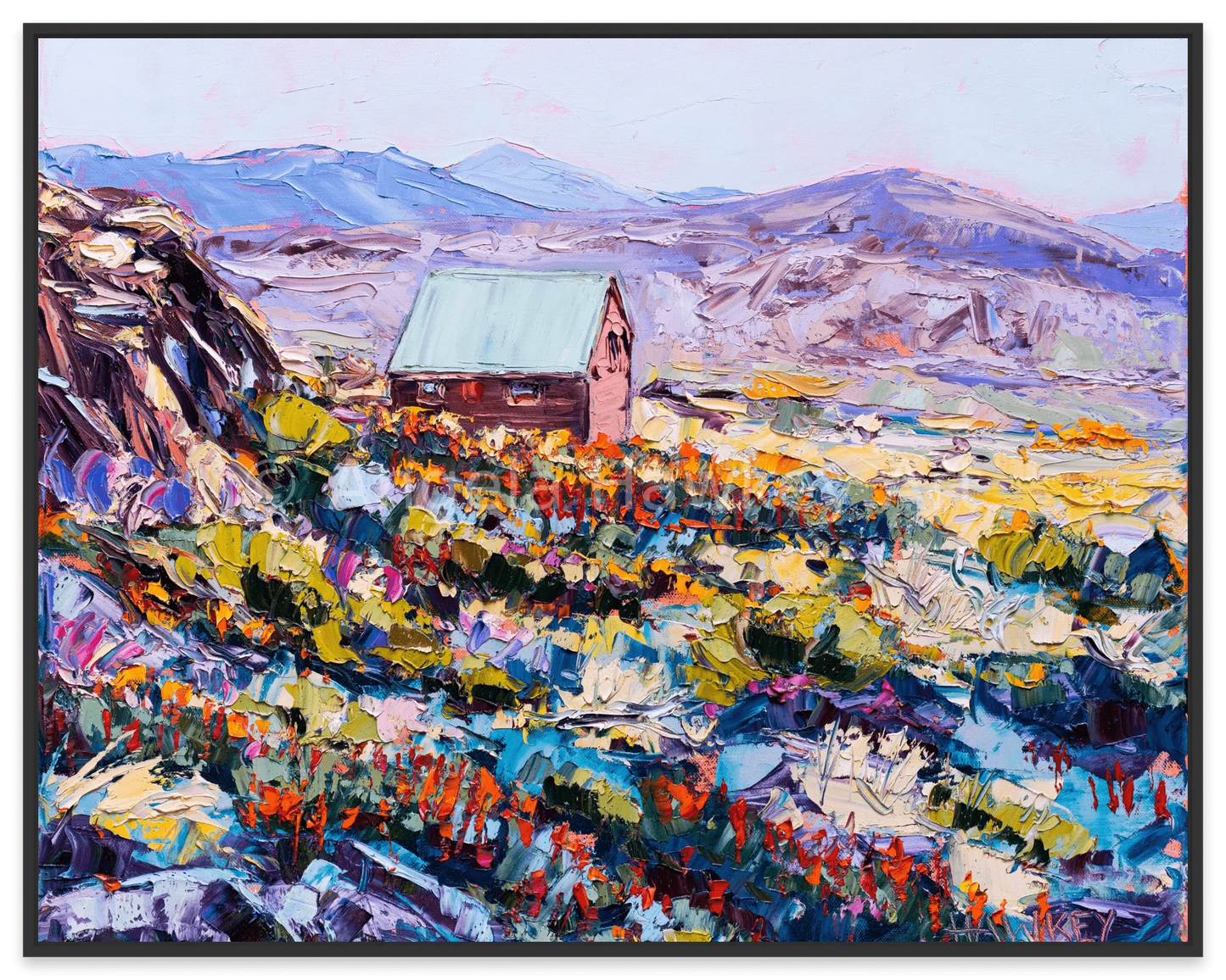 Tasmanian Hut - Fine Art Print - Gold Coast Gallery Of ArtAngela Hawkey