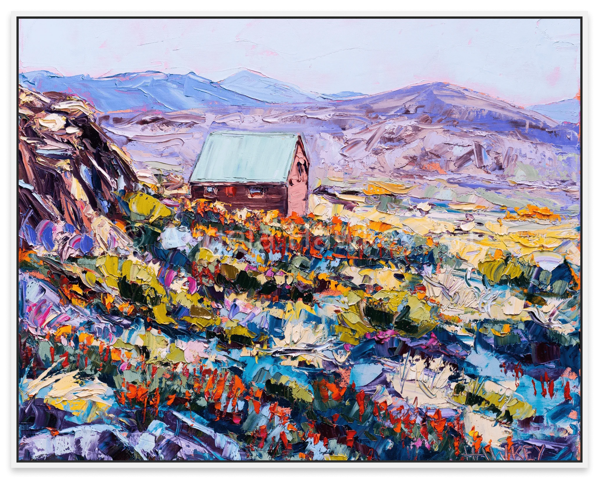 Tasmanian Hut - Fine Art Print - Gold Coast Gallery Of ArtAngela Hawkey