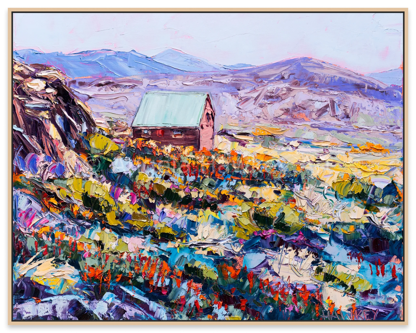Tasmanian Hut - Fine Art Print - Gold Coast Gallery Of ArtAngela Hawkey