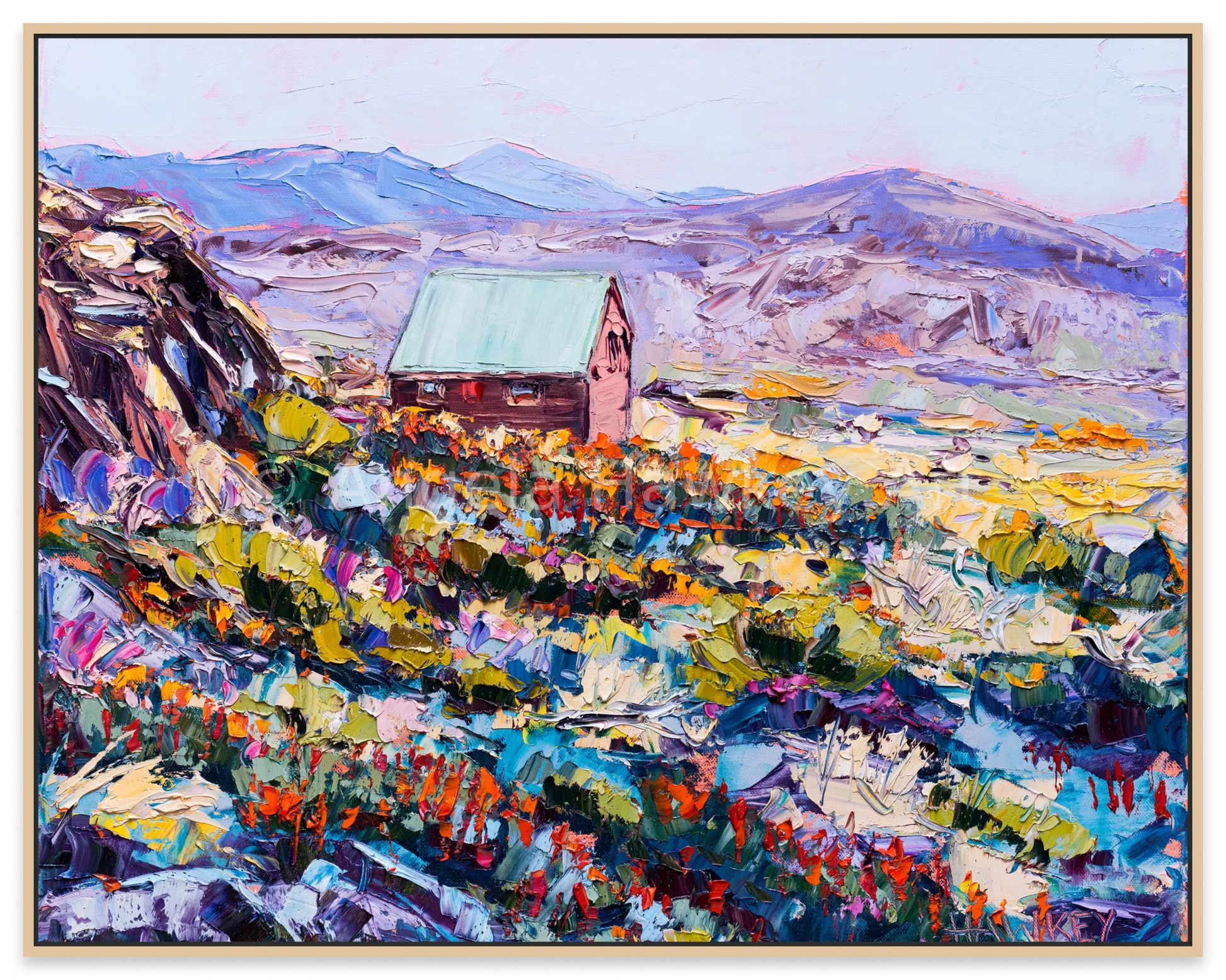 Tasmanian Hut - Fine Art Print - Gold Coast Gallery Of ArtAngela Hawkey