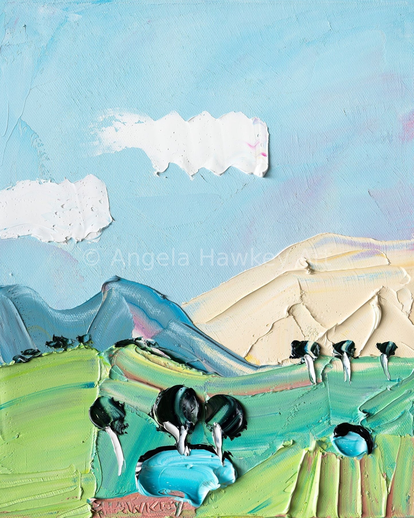 The Three Of Us - Fine Art Prints - Gold Coast Gallery Of ArtAngela Hawkey
